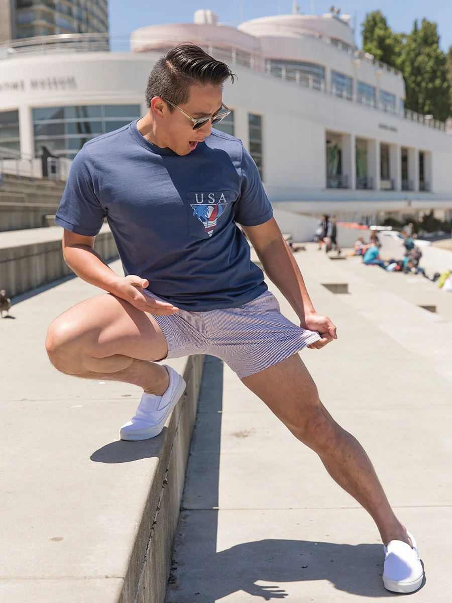 The 508's 5.5" (Seersucker Stretch) 3 The 508's 5.5" (Seersucker Stretch) - Image 3