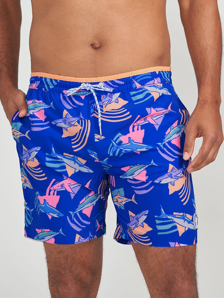 The Daddy Sharks 7" (Lined Classic Swim Trunk) 1 The Daddy Sharks 7" (Lined Classic Swim Trunk)
