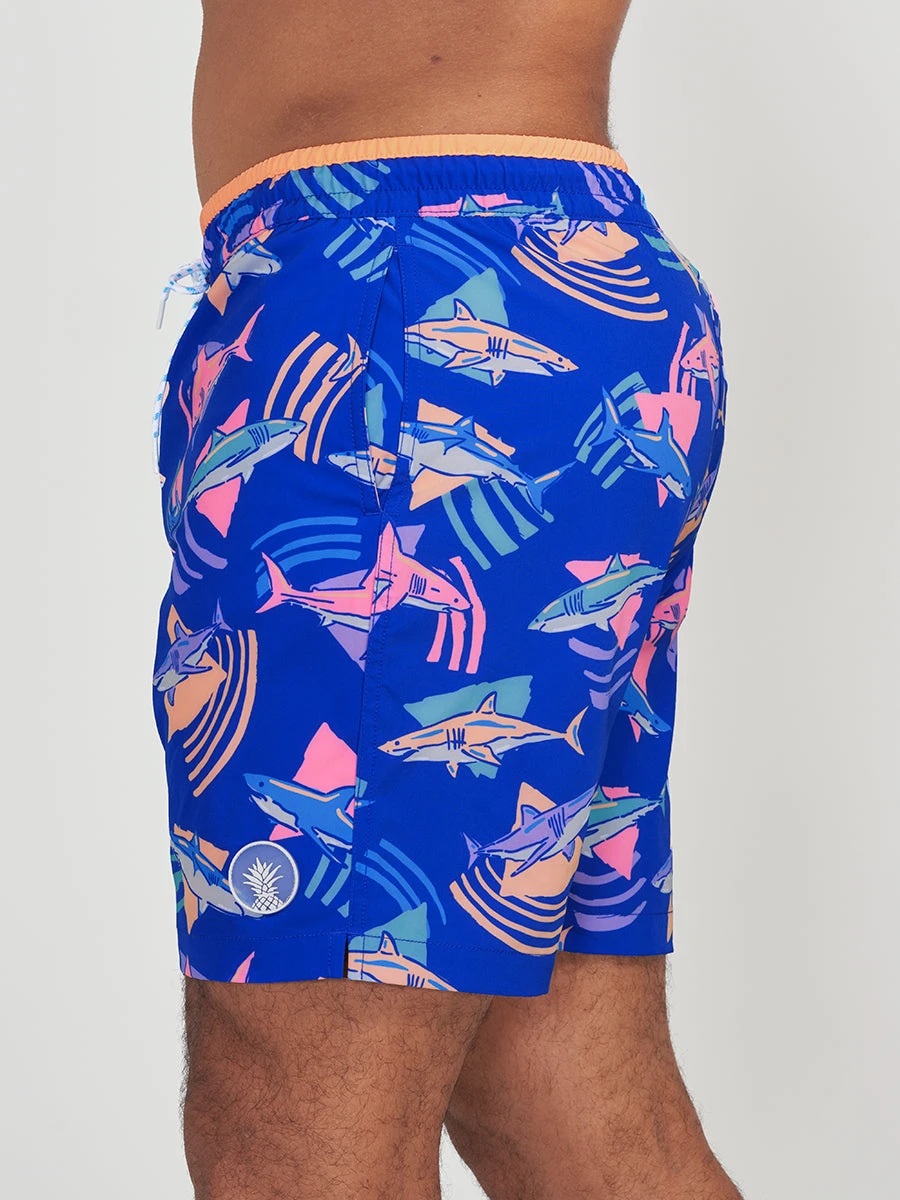The Daddy Sharks 7" (Lined Classic Swim Trunk) 4 The Daddy Sharks 7" (Lined Classic Swim Trunk) - Image 4