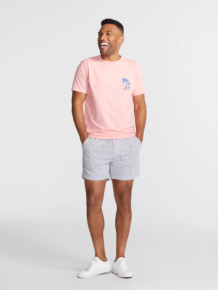 The Flamingo Racers 5.5" (Seersucker Stretch) 5 The Flamingo Racers 5.5" (Seersucker Stretch) - Image 5