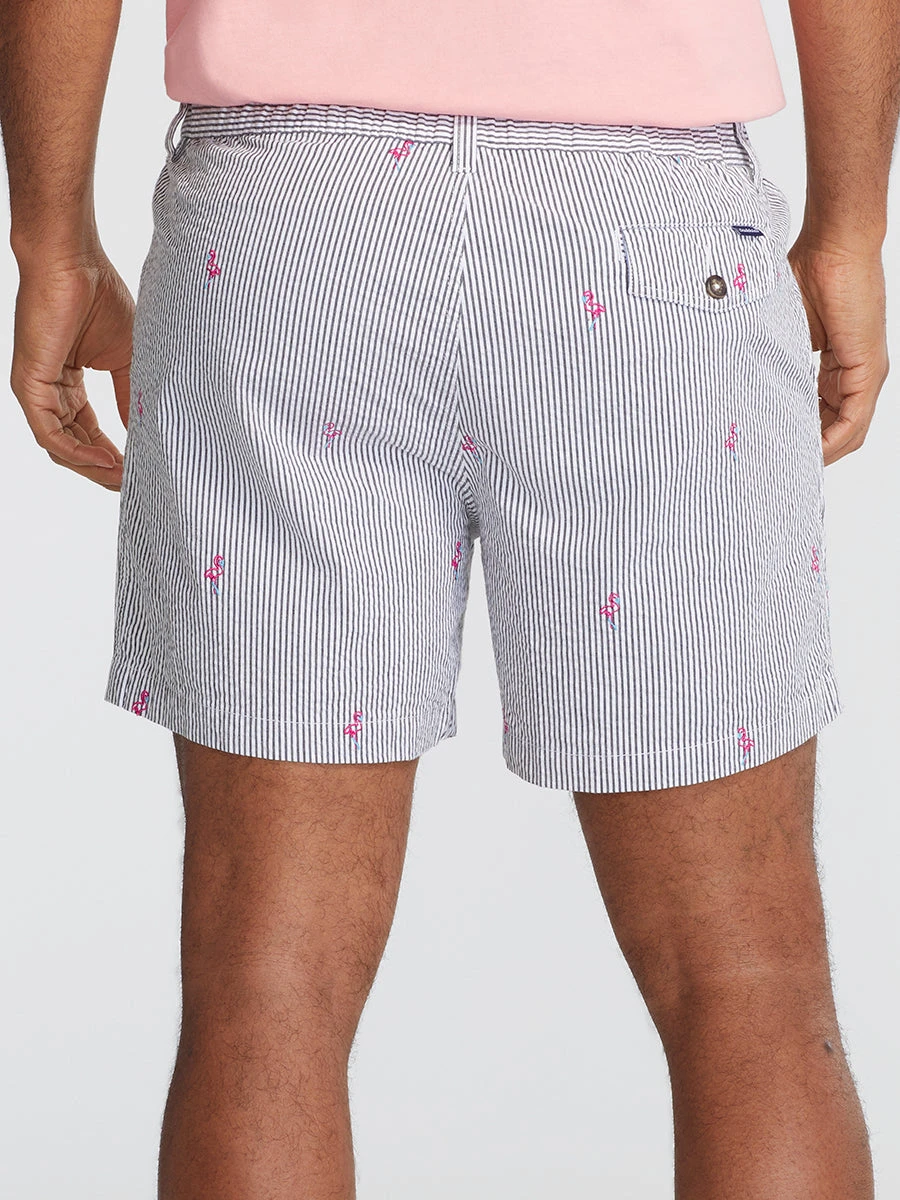 The Flamingo Racers 5.5" (Seersucker Stretch) 2 The Flamingo Racers 5.5" (Seersucker Stretch) - Image 2