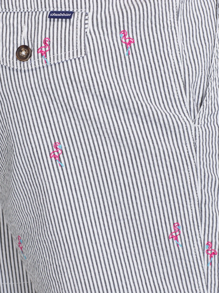 The Flamingo Racers 5.5" (Seersucker Stretch) 4 The Flamingo Racers 5.5" (Seersucker Stretch) - Image 4