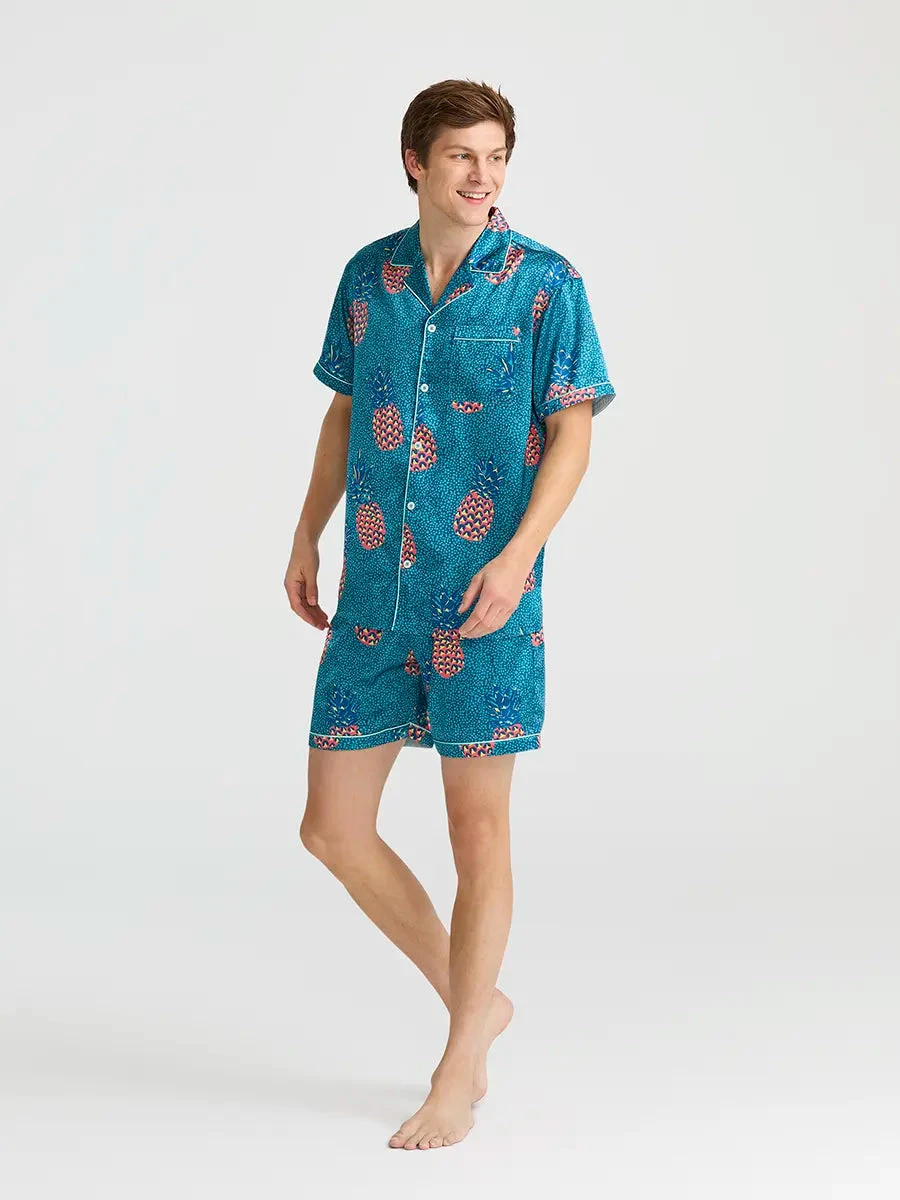 The Green Giants (Satin Pajama Short) 4 The Green Giants (Satin Pajama Short) - Image 4