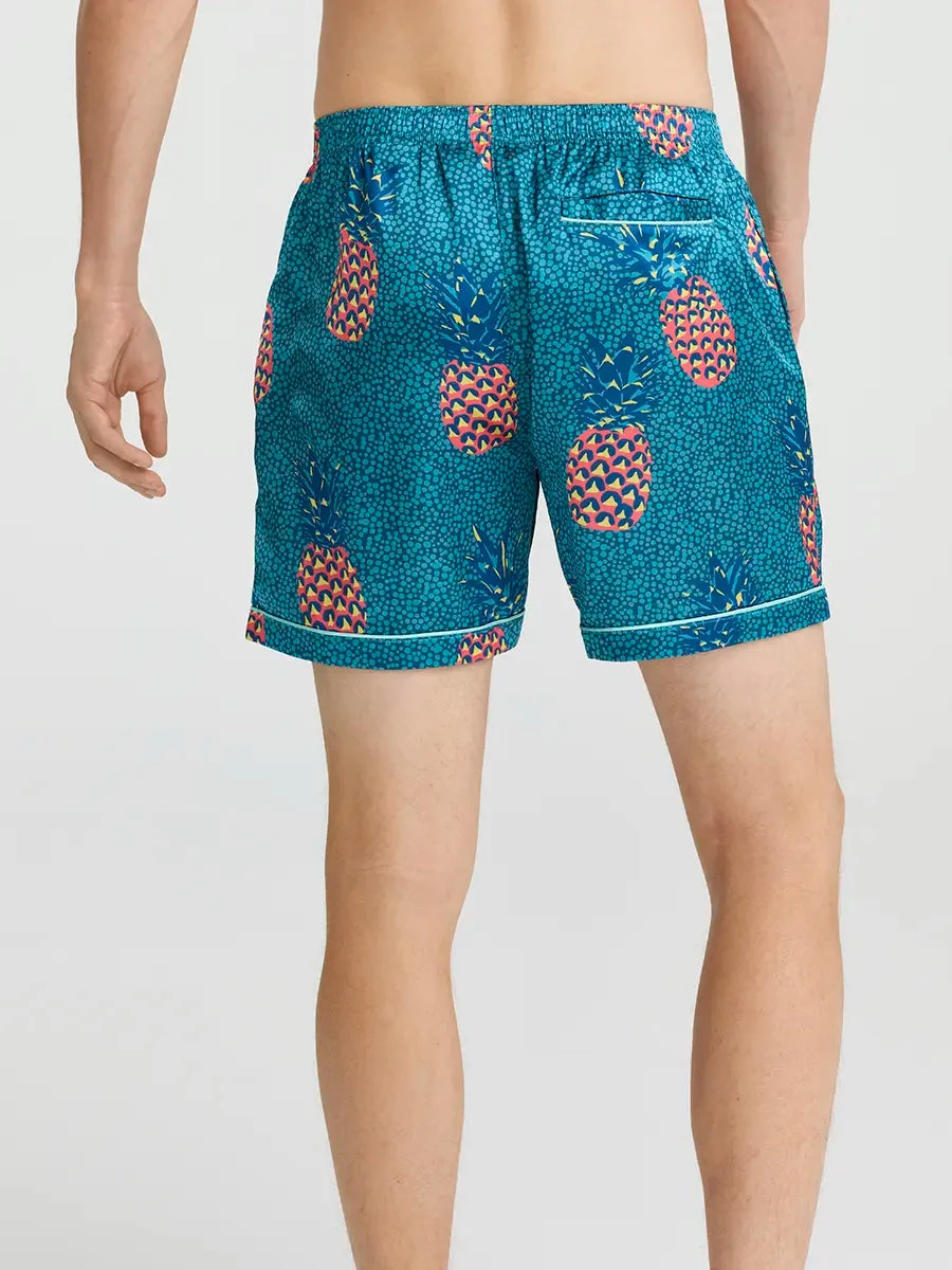 The Green Giants (Satin Pajama Short) 2 The Green Giants (Satin Pajama Short) - Image 2