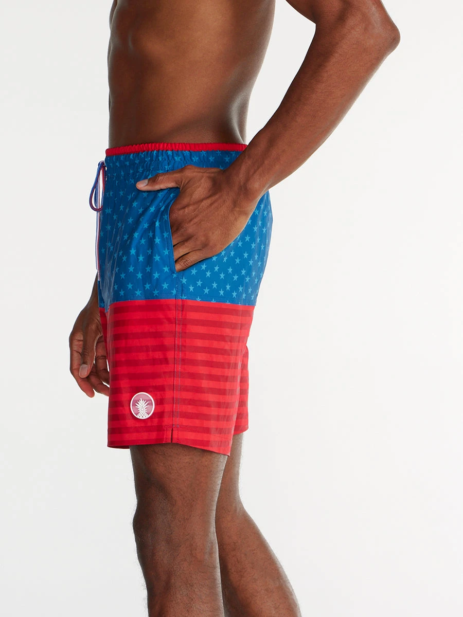 The Liberties 7" (Magic Classic Swim Trunk) 4 The Liberties 7" (Magic Classic Swim Trunk) - Image 4