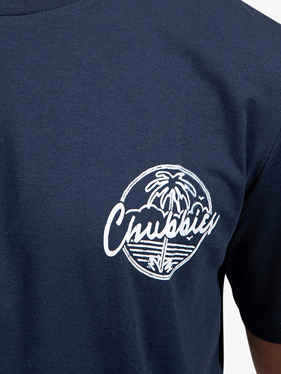 T-Shirt (Navy Palm) 3 T-Shirt (Navy Palm) - Image 3