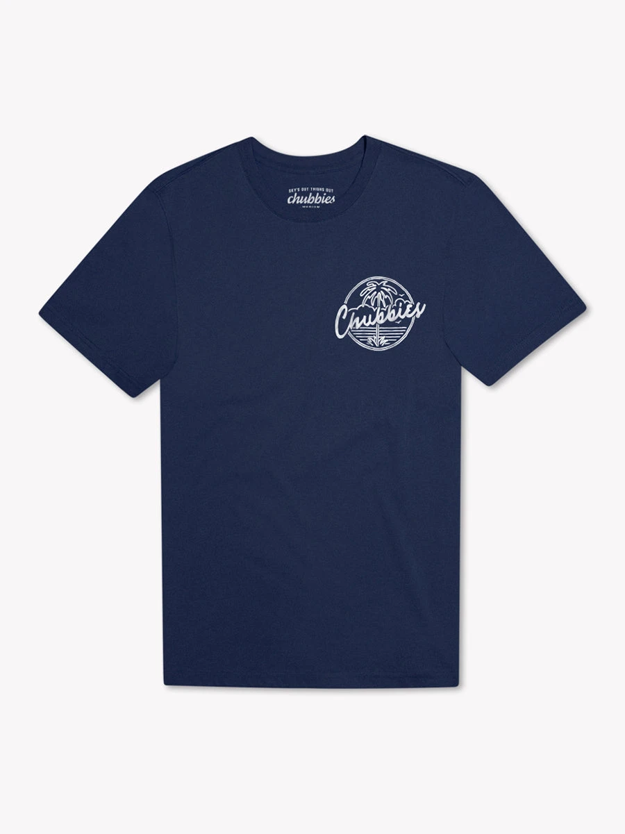 T-Shirt (Navy Palm) 4 T-Shirt (Navy Palm) - Image 4