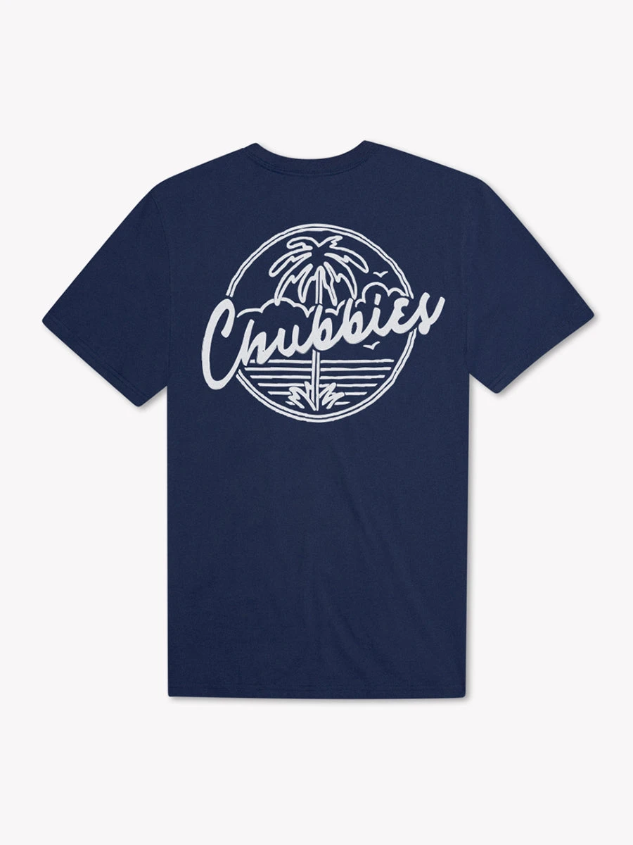 T-Shirt (Navy Palm) 5 T-Shirt (Navy Palm) - Image 5