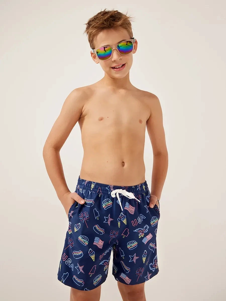 The Americanas (Boys Classic Lined Swim Trunk) 4 The Americanas (Boys Classic Lined Swim Trunk) - Image 4