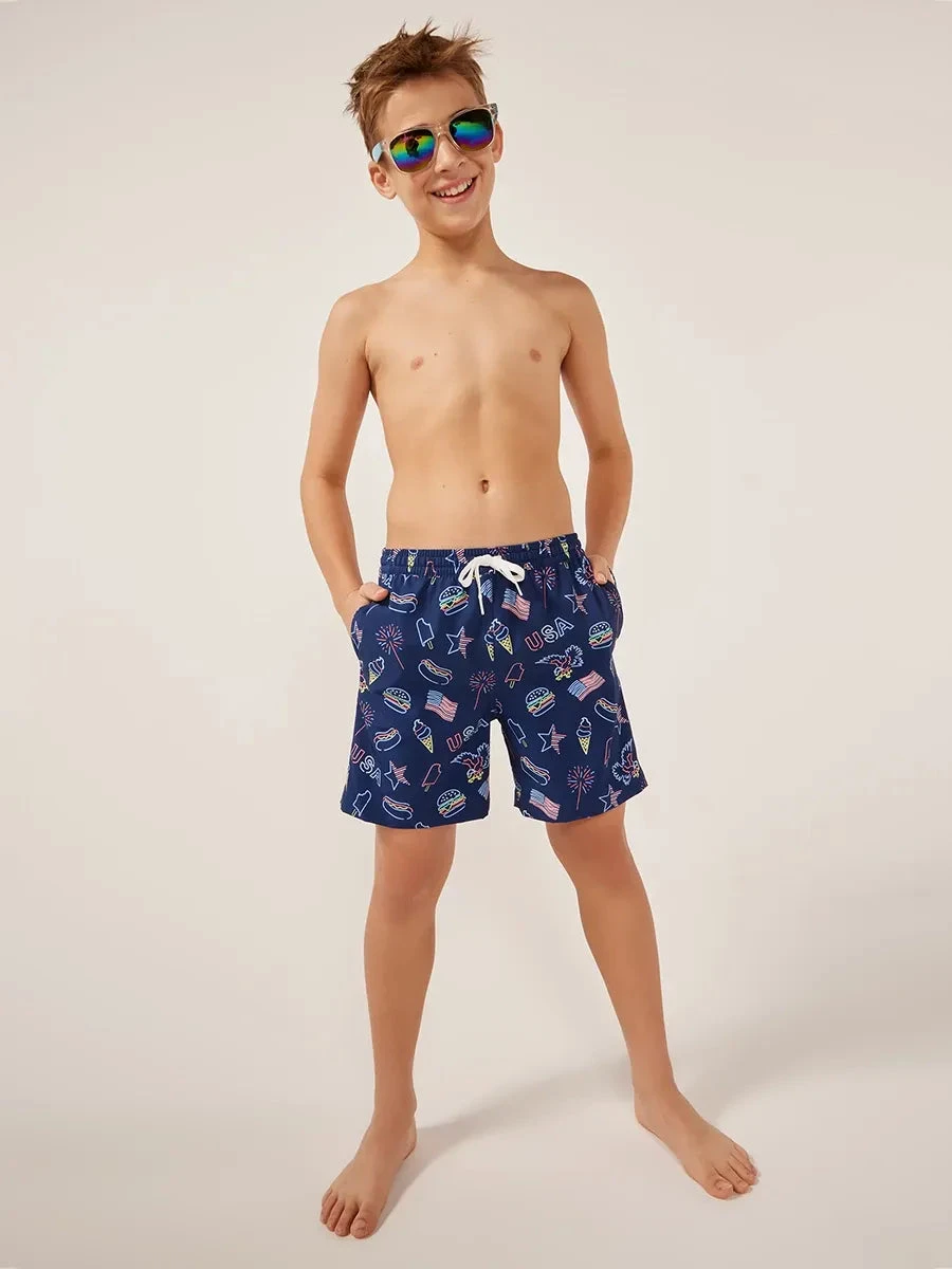 The Americanas (Boys Classic Lined Swim Trunk) 5 The Americanas (Boys Classic Lined Swim Trunk) - Image 5