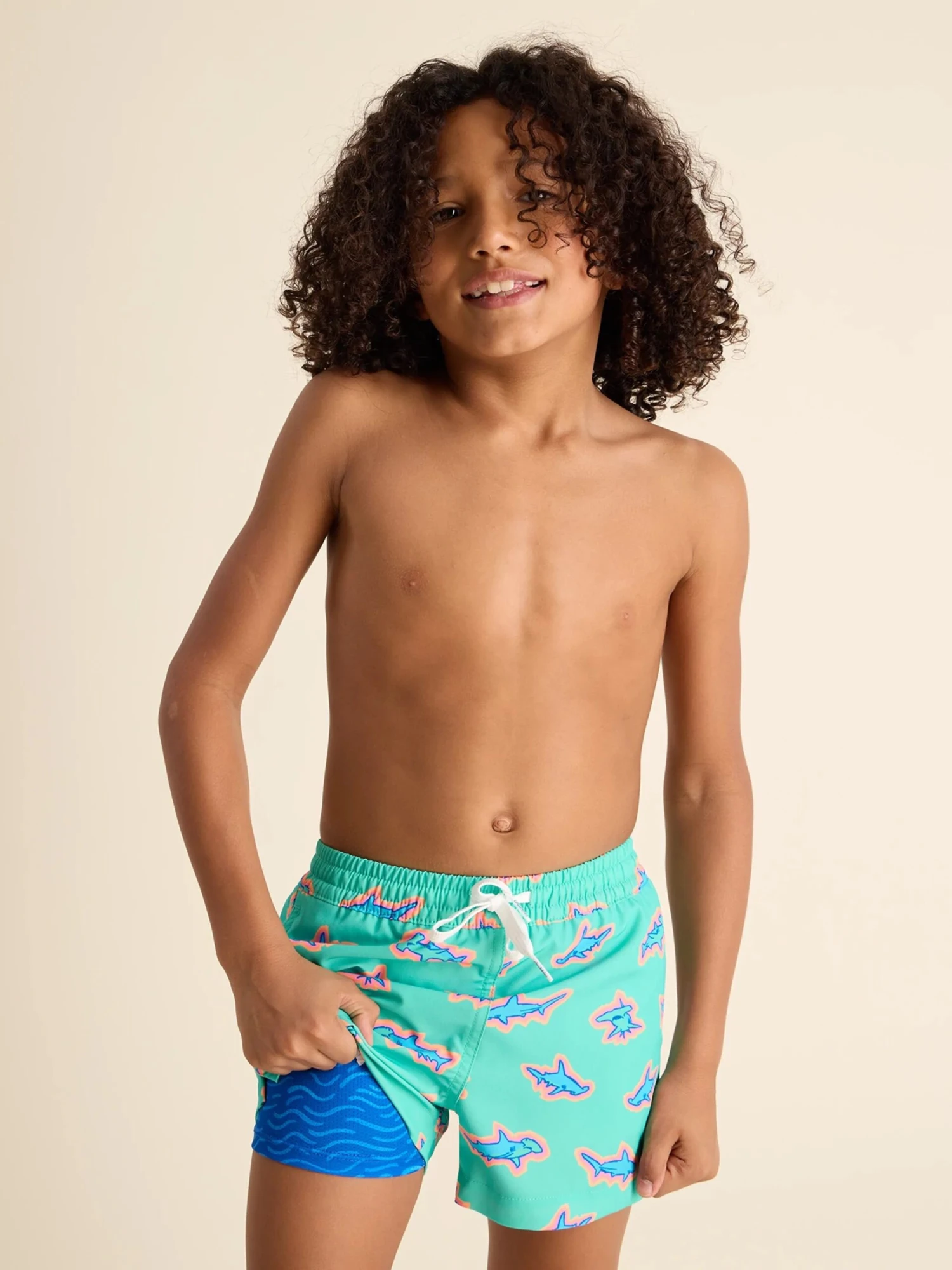 The Apex Swimmers (Boys Lined Classic Swim Trunk- Shorter)