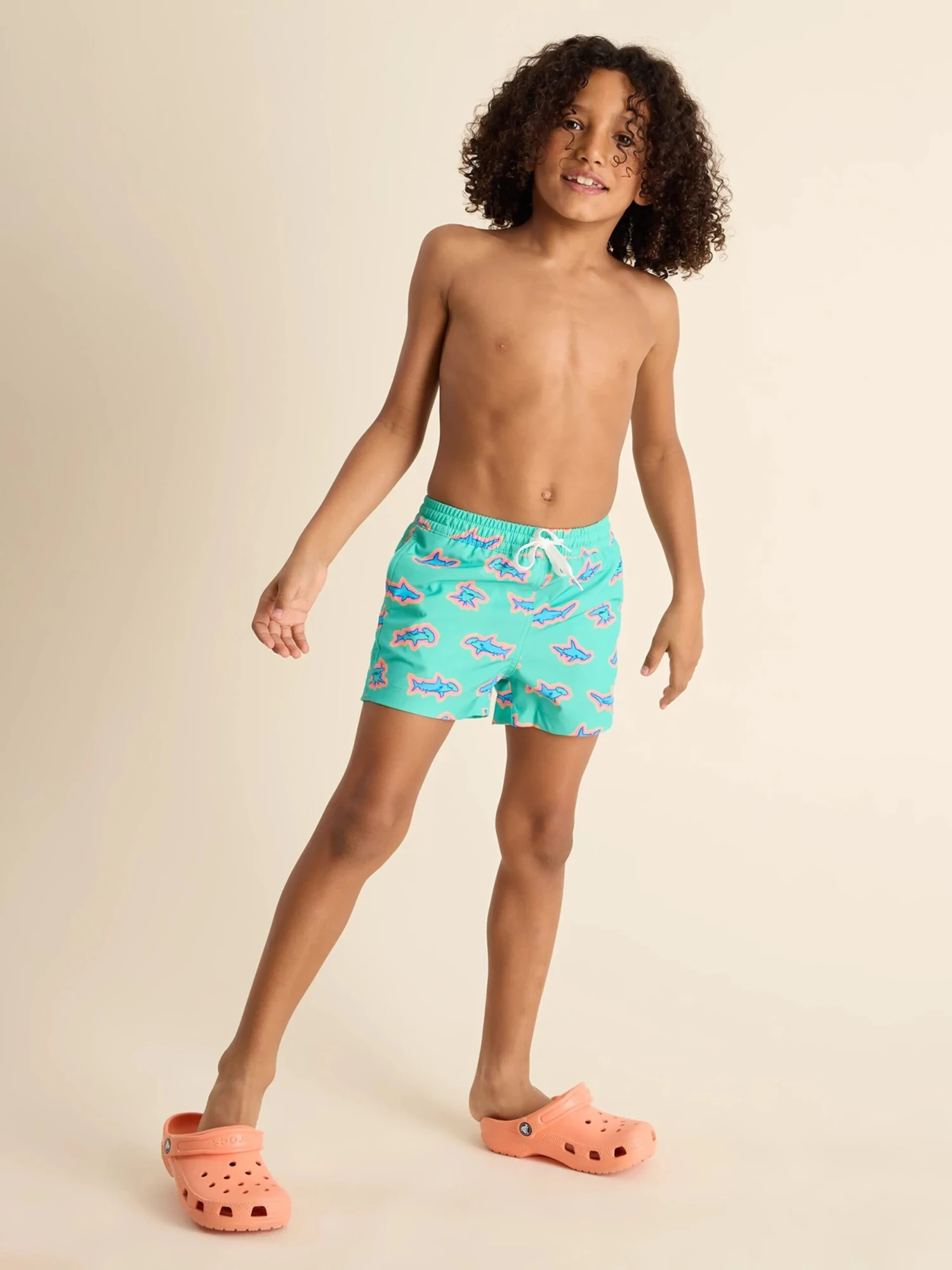The Apex Swimmers (Boys Lined Classic Swim Trunk- Shorter) - Image 5