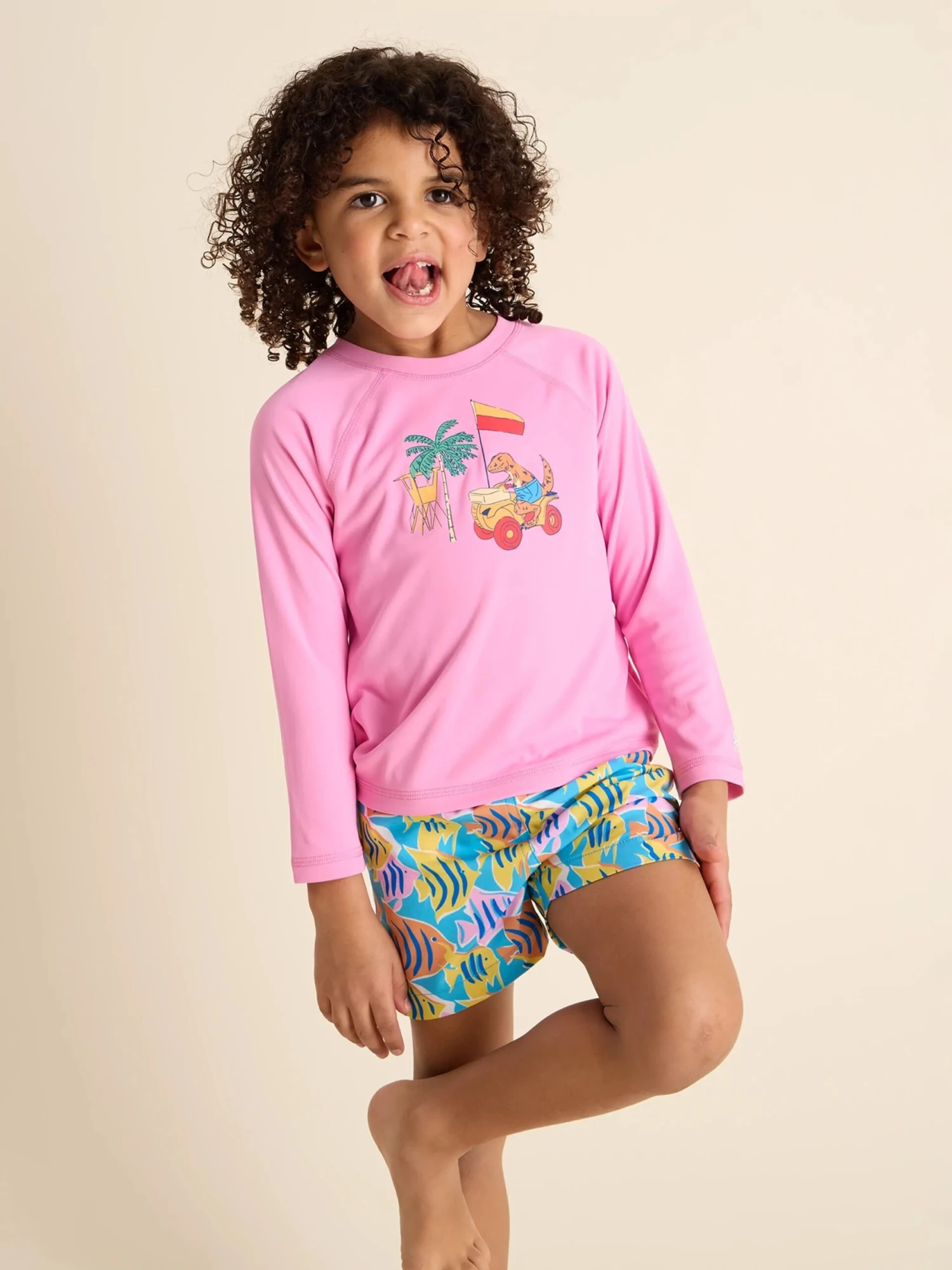 The Dino Racers (Toddler Rashguard) 5 The Dino Racers (Toddler Rashguard) - Image 5