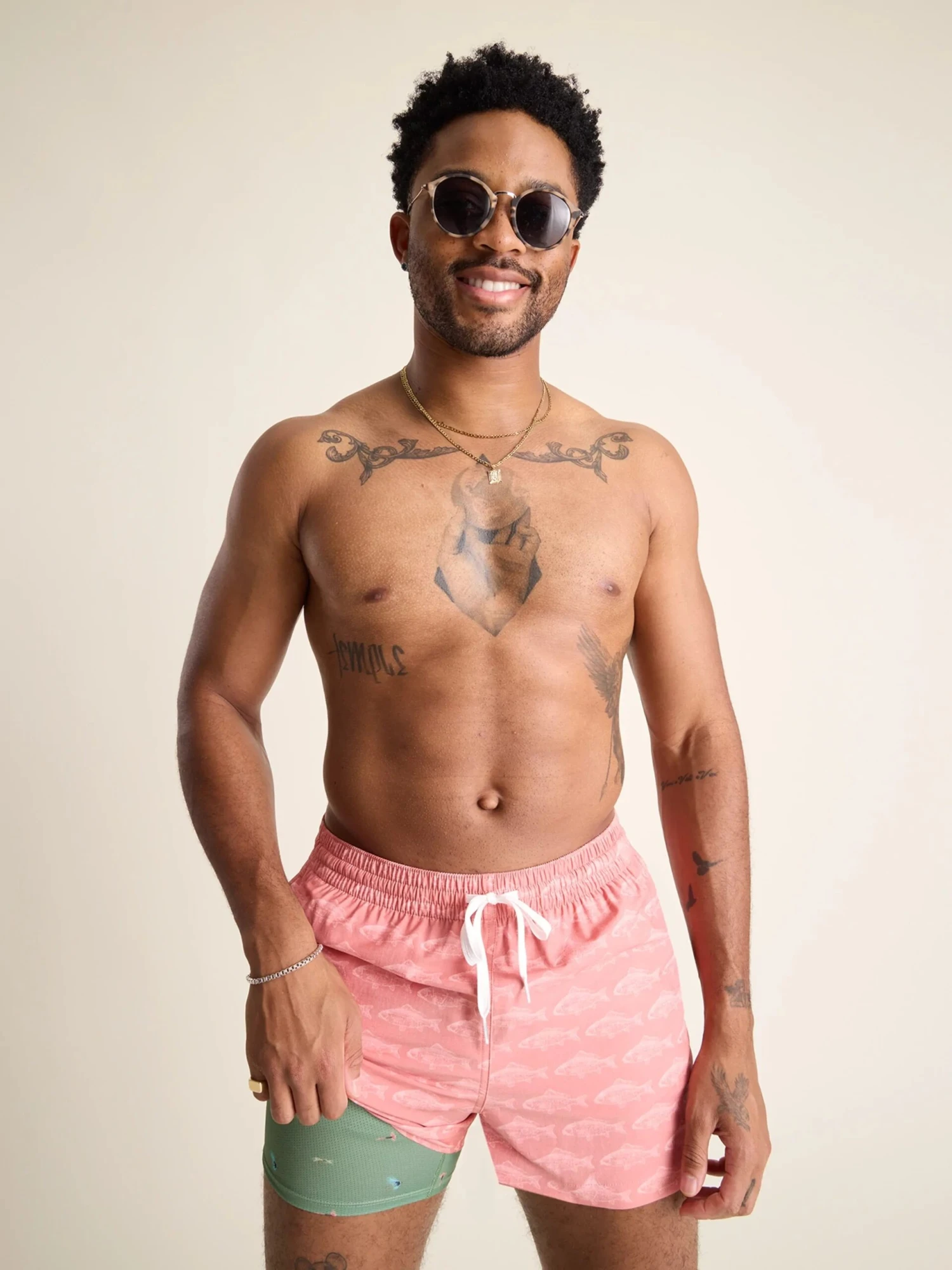 The Fintastics 4" (Faded Classic Lined Swim Trunk) 1 The Fintastics 4" (Faded Classic Lined Swim Trunk)