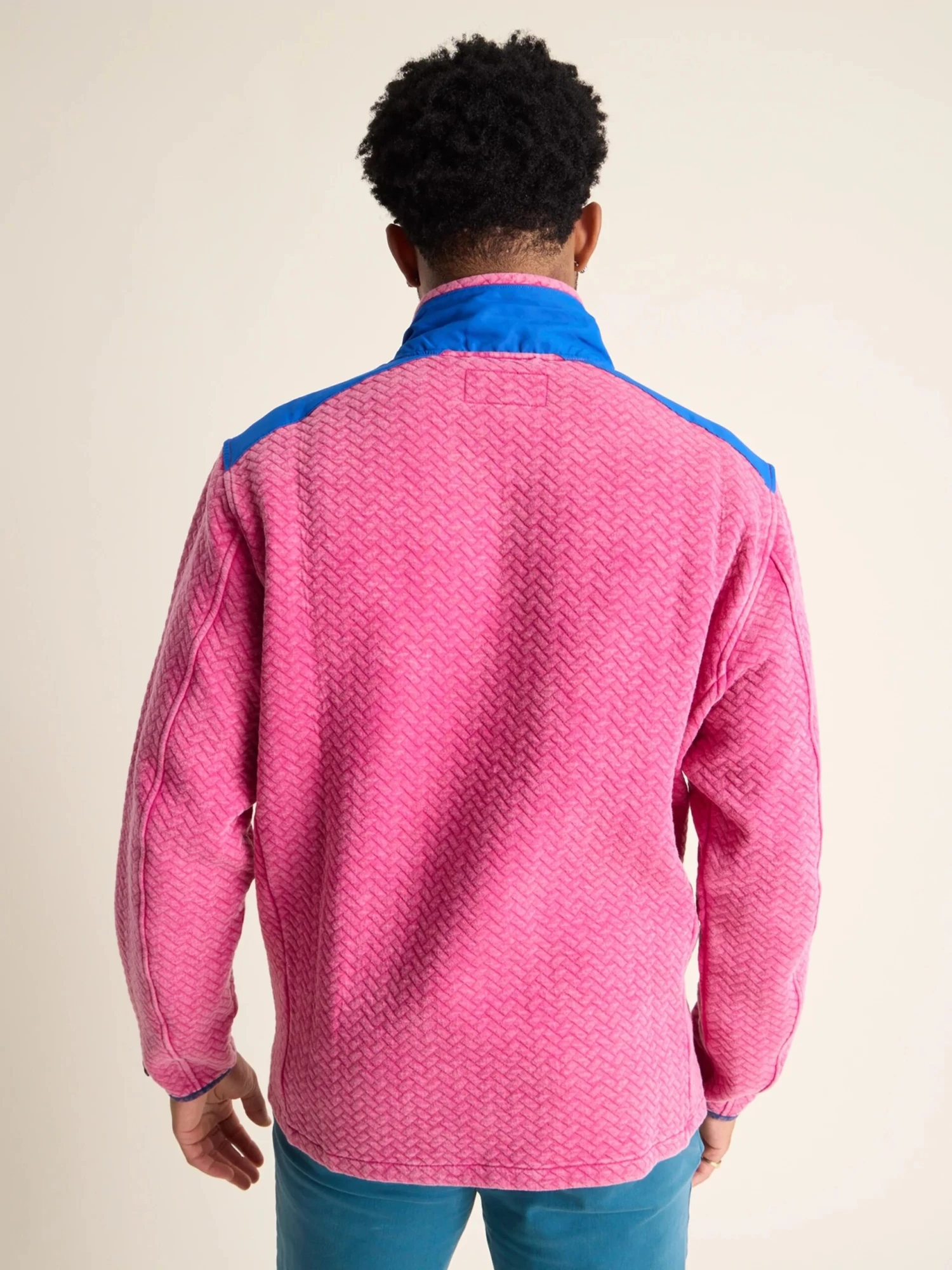 The Let Me Pink (Quilted Quarter-Zip) 3 The Let Me Pink (Quilted Quarter-Zip) - Image 3