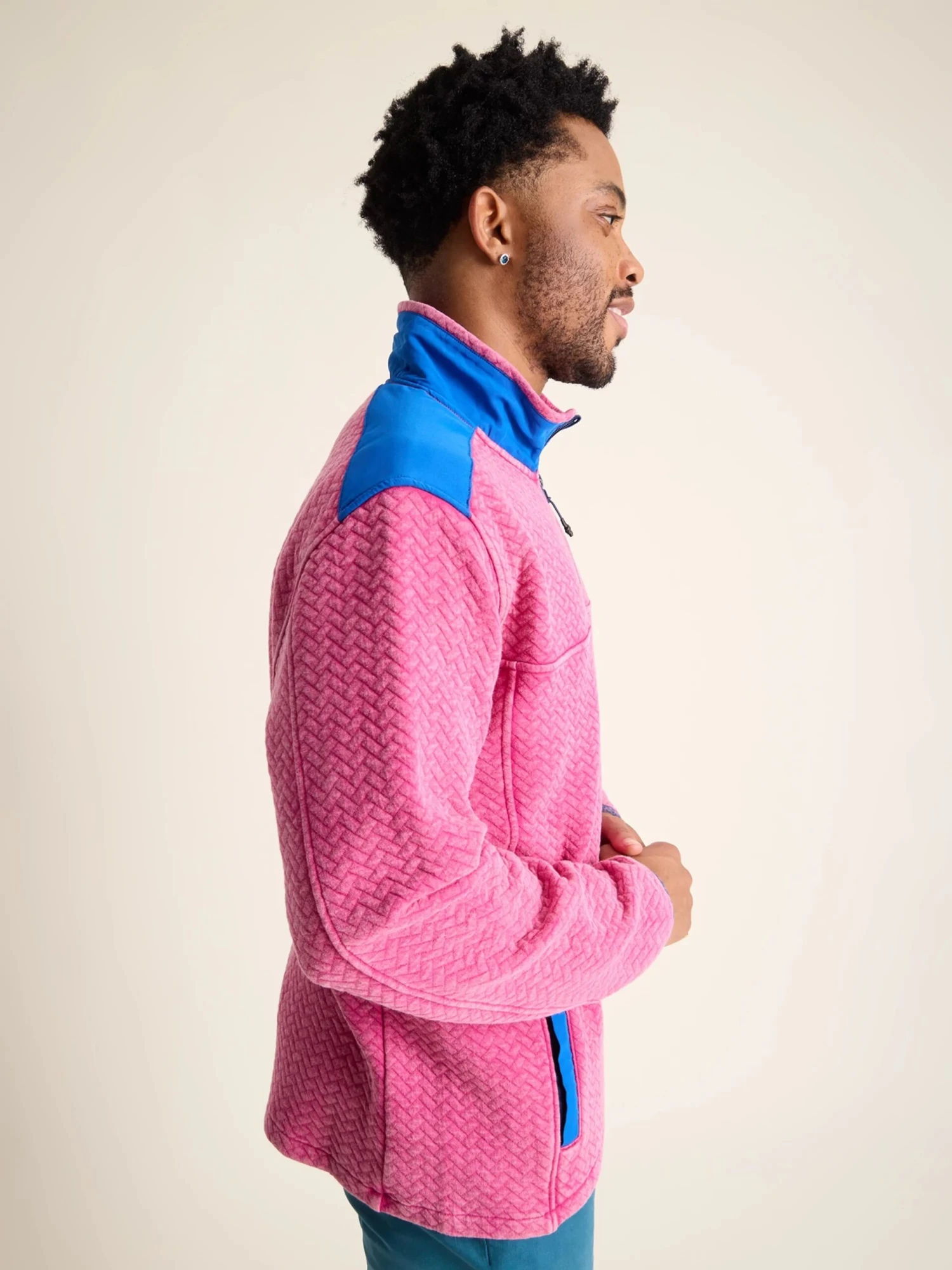 The Let Me Pink (Quilted Quarter-Zip) 4 The Let Me Pink (Quilted Quarter-Zip) - Image 4