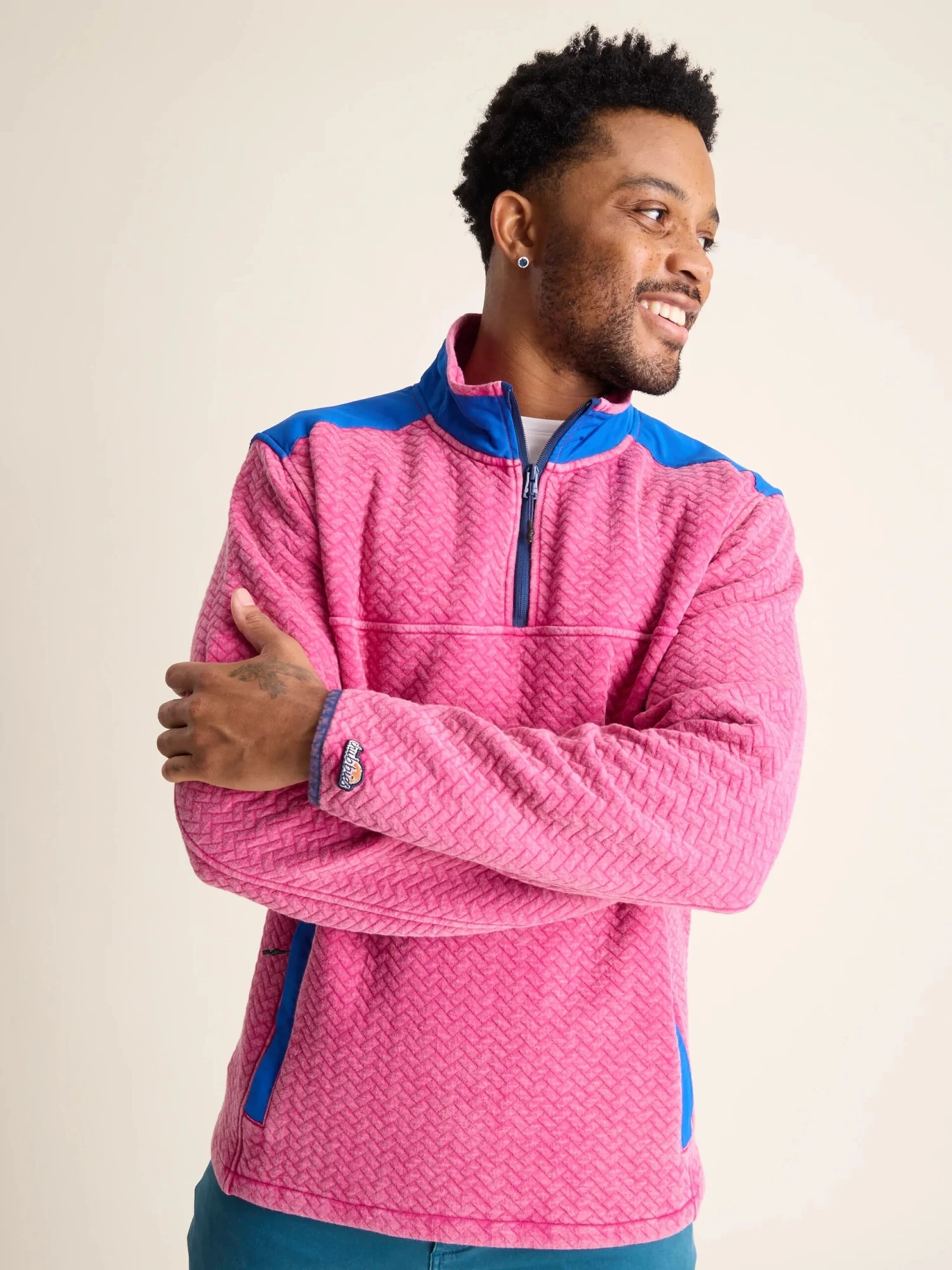 The Let Me Pink (Quilted Quarter-Zip) 5 The Let Me Pink (Quilted Quarter-Zip) - Image 5