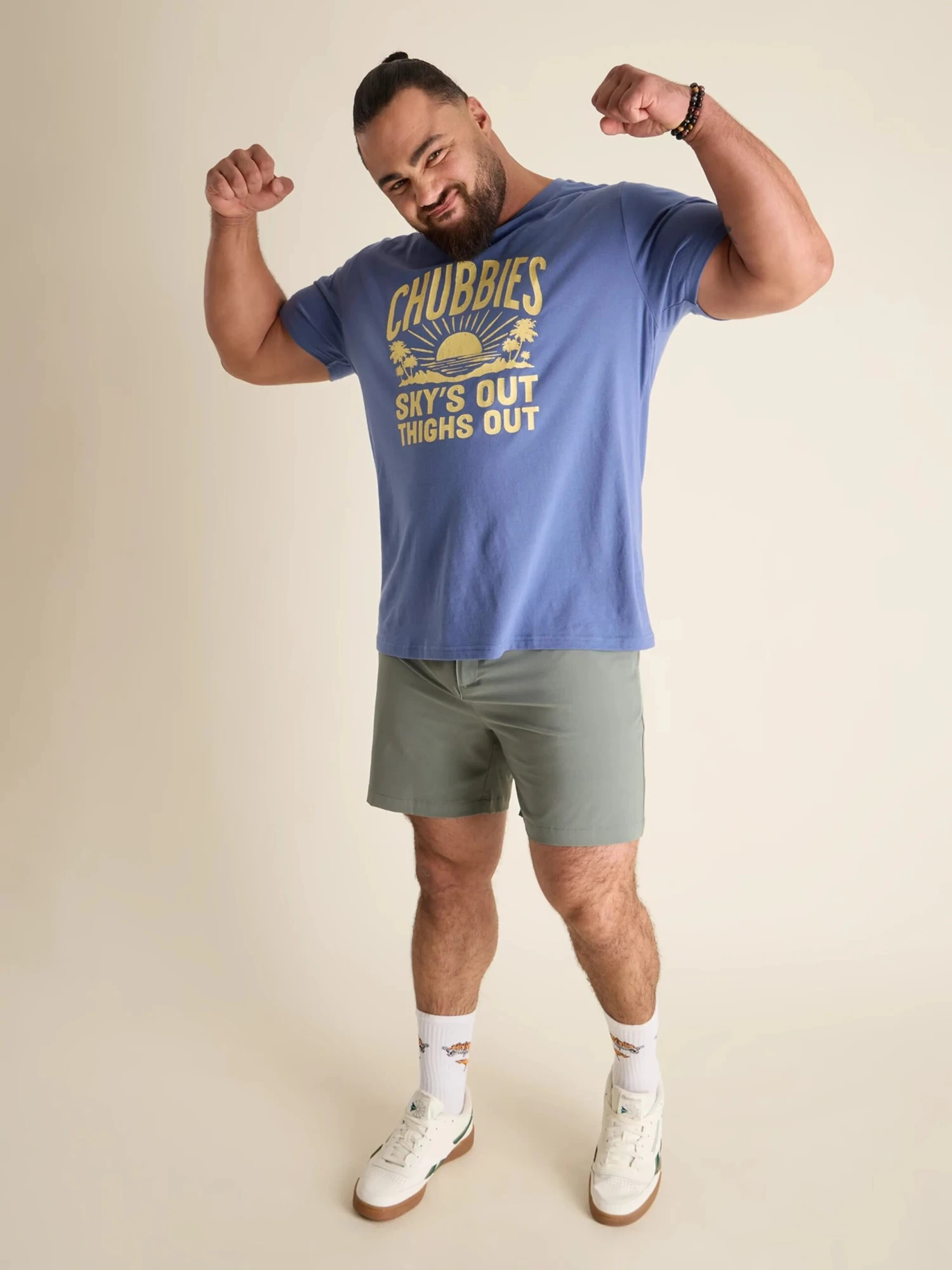 The No Brainer (Non Pocket Graphic T-Shirt) - Blue - Image 5