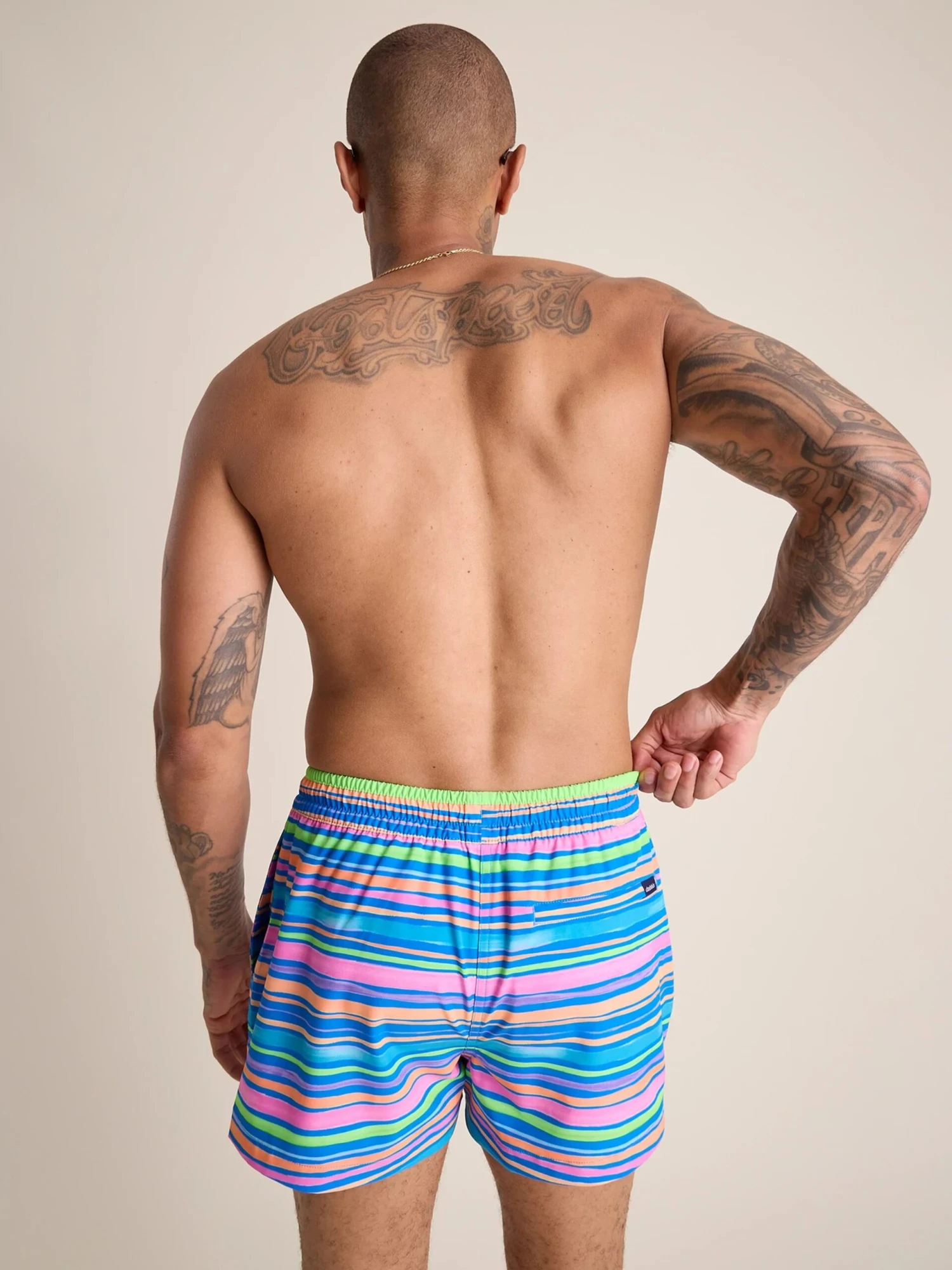 The Rainbow Statics 4" (Classic Swim Trunk) 2 The Rainbow Statics 4" (Classic Swim Trunk) - Image 2