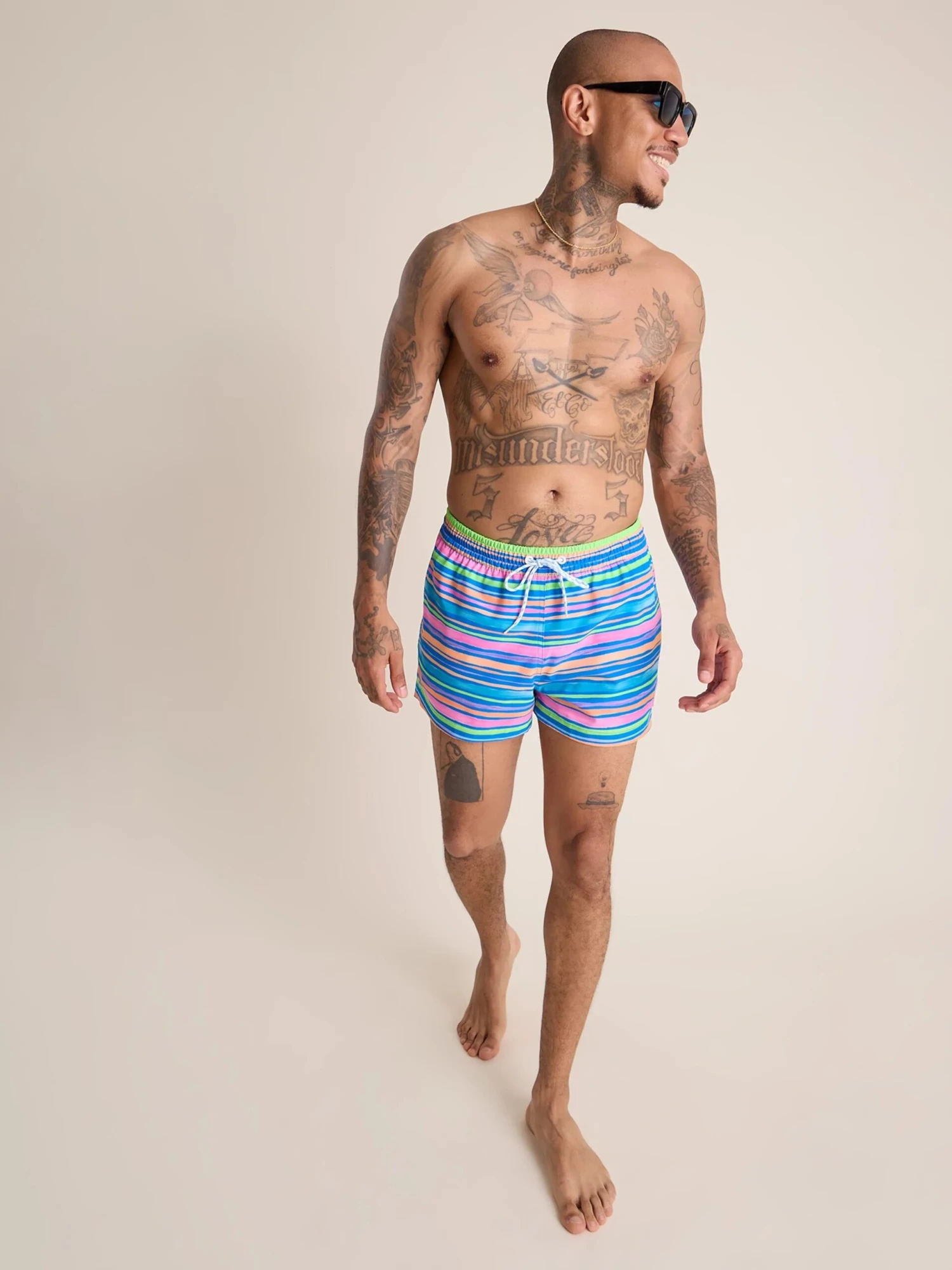 The Rainbow Statics 4" (Classic Swim Trunk) 4 The Rainbow Statics 4" (Classic Swim Trunk) - Image 4