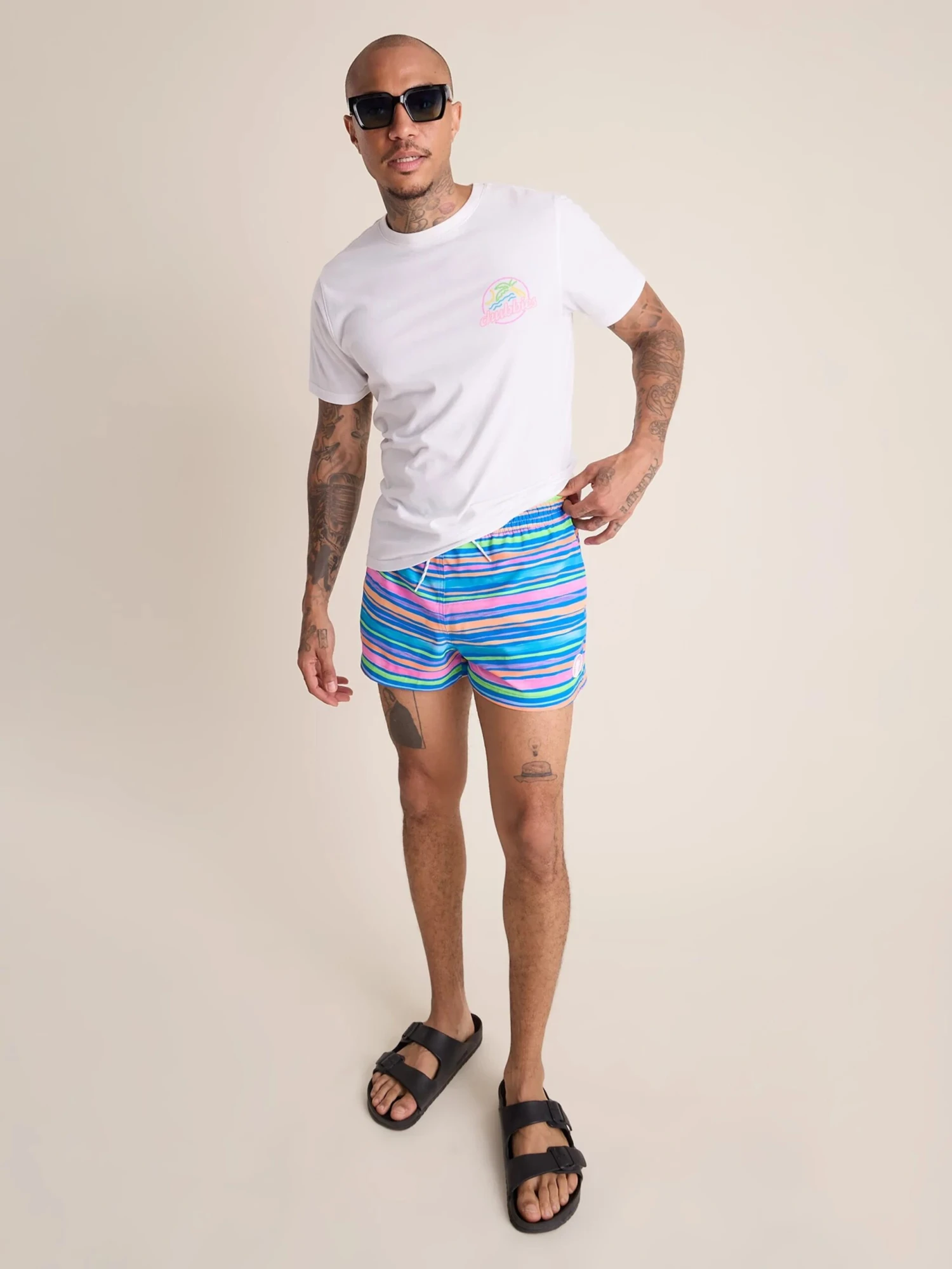 The Rainbow Statics 4" (Classic Swim Trunk) 5 The Rainbow Statics 4" (Classic Swim Trunk) - Image 5