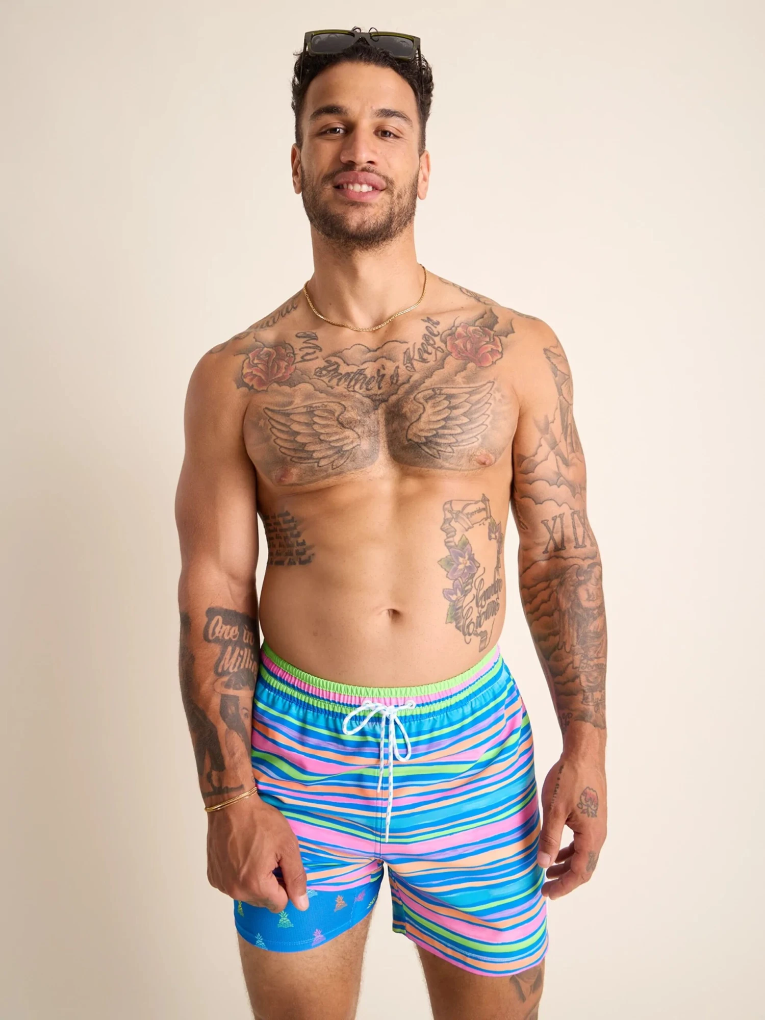 The Rainbow Statics 5.5" (Classic Lined Swim Trunk) 1 The Rainbow Statics 5.5" (Classic Lined Swim Trunk)