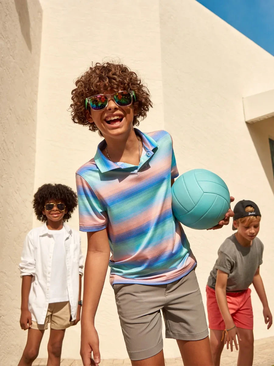 The Colorburst (Boys Performance Polo) 2 The Colorburst (Boys Performance Polo) - Image 2