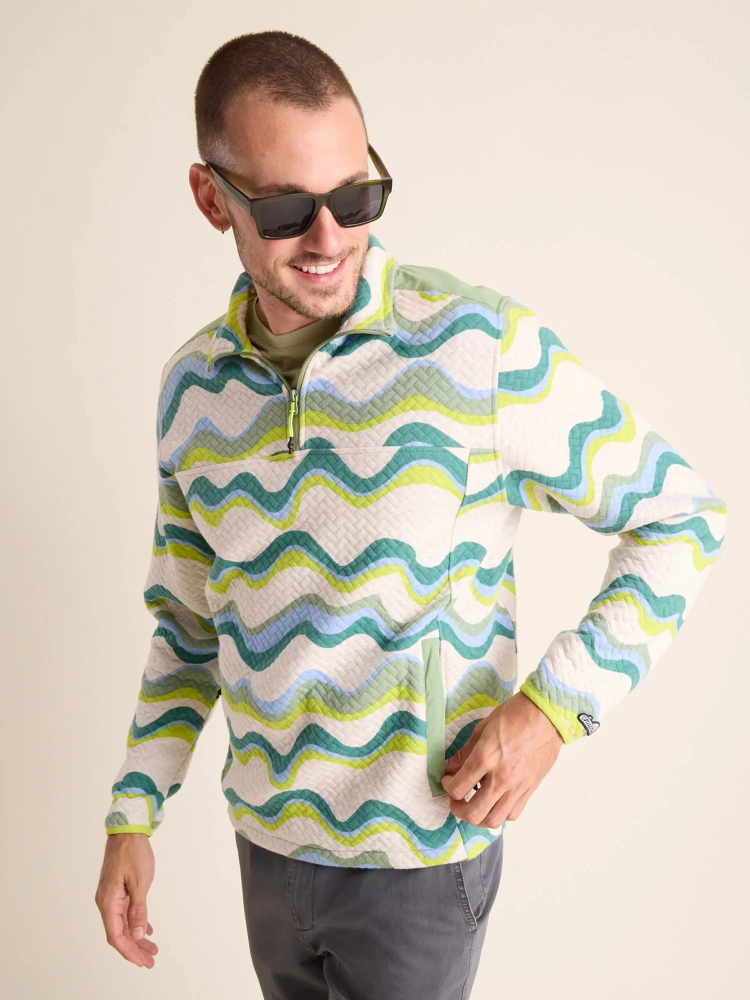 The Side Swipe (Quilted Quarter-Zip) 4 The Side Swipe (Quilted Quarter-Zip) - Image 4