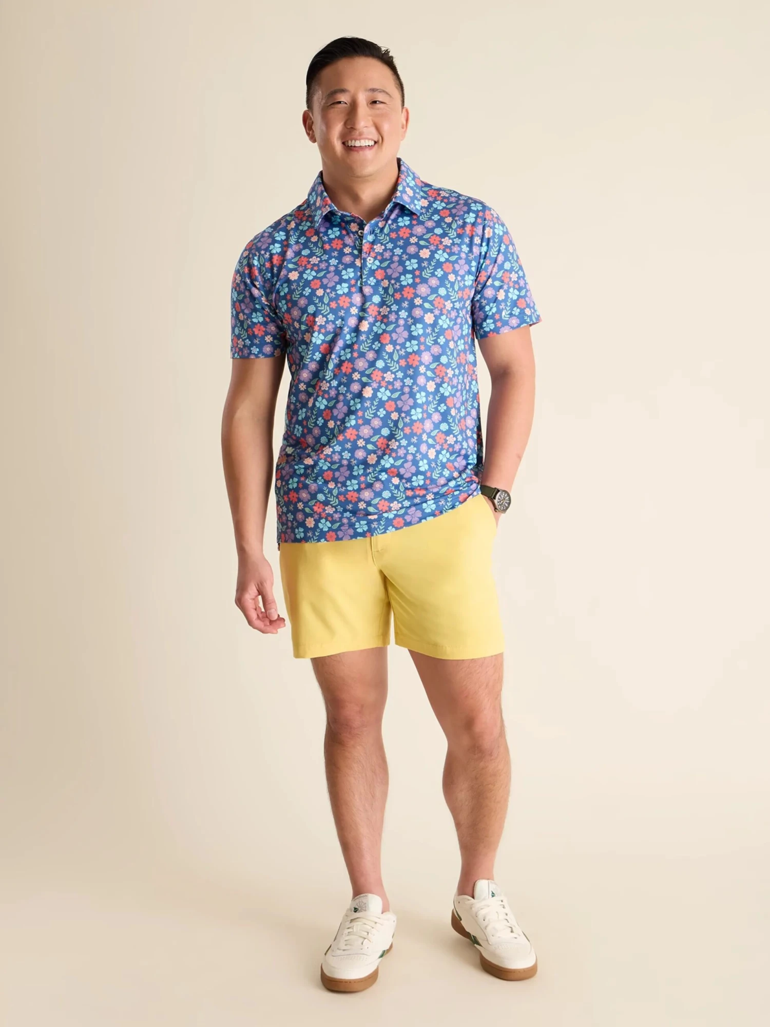 The Spring Pedal (Performance Polo) - Blue 5 The Spring Pedal (Performance Polo) - Blue - Image 5