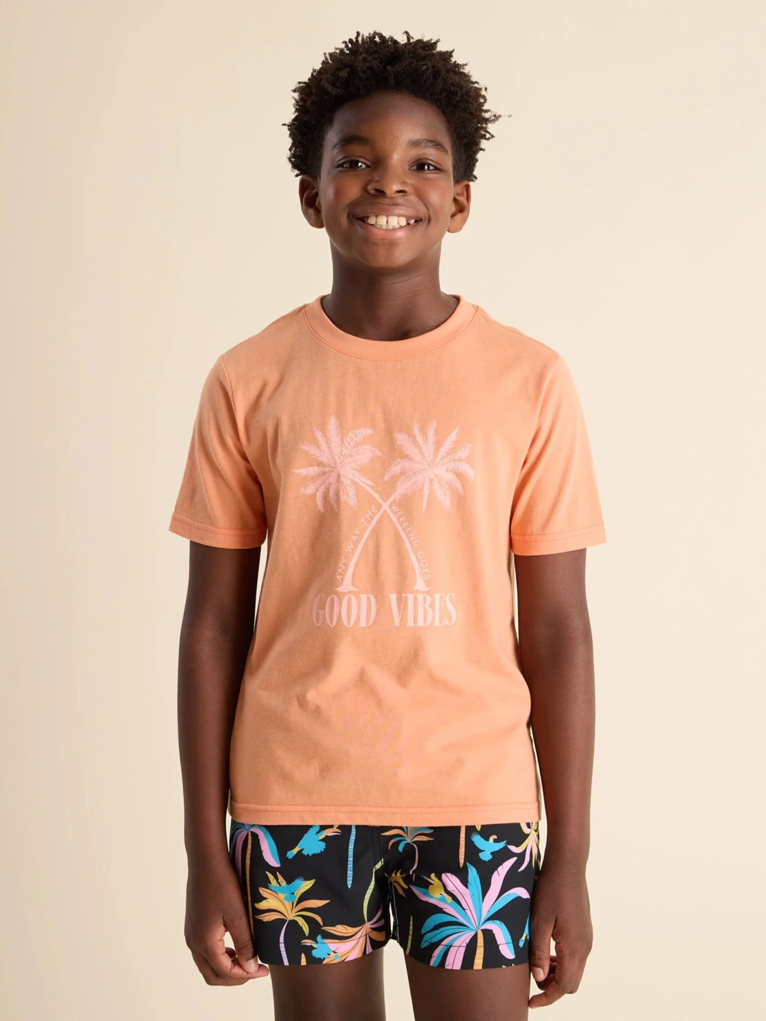 The Twin Palms (Boys Non Pocket Graphic T-Shirt) 1 The Twin Palms (Boys Non Pocket Graphic T-Shirt)