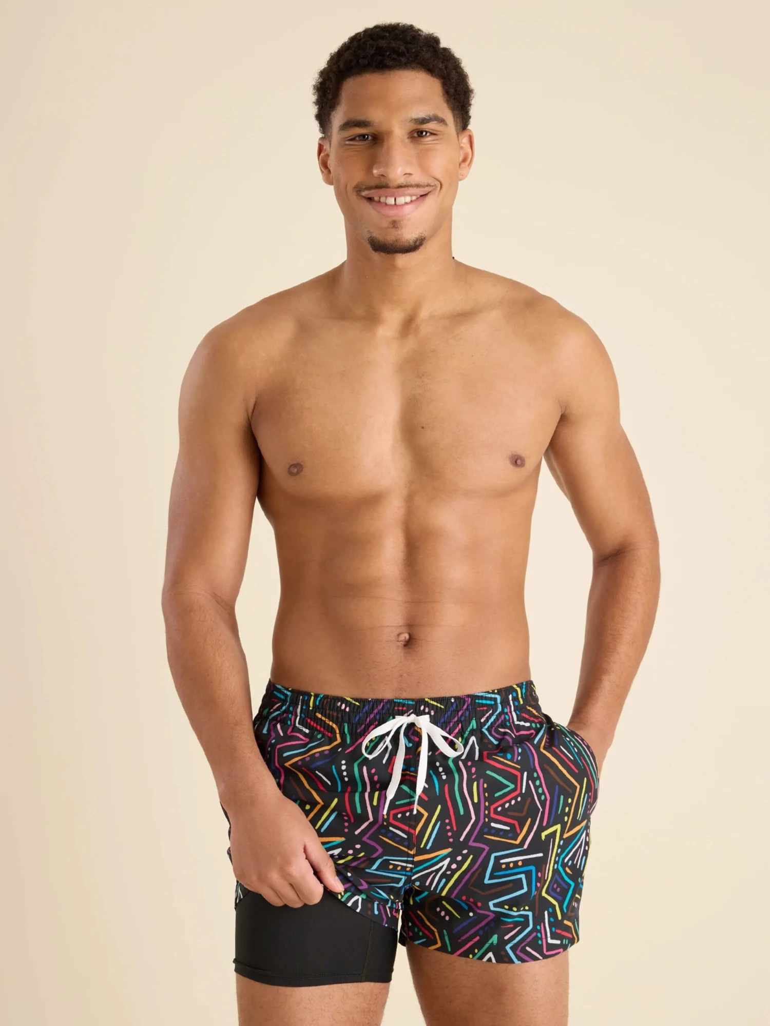 The Zig Zaggers 4" (Classic Lined Swim Trunk) 1 The Zig Zaggers 4" (Classic Lined Swim Trunk)