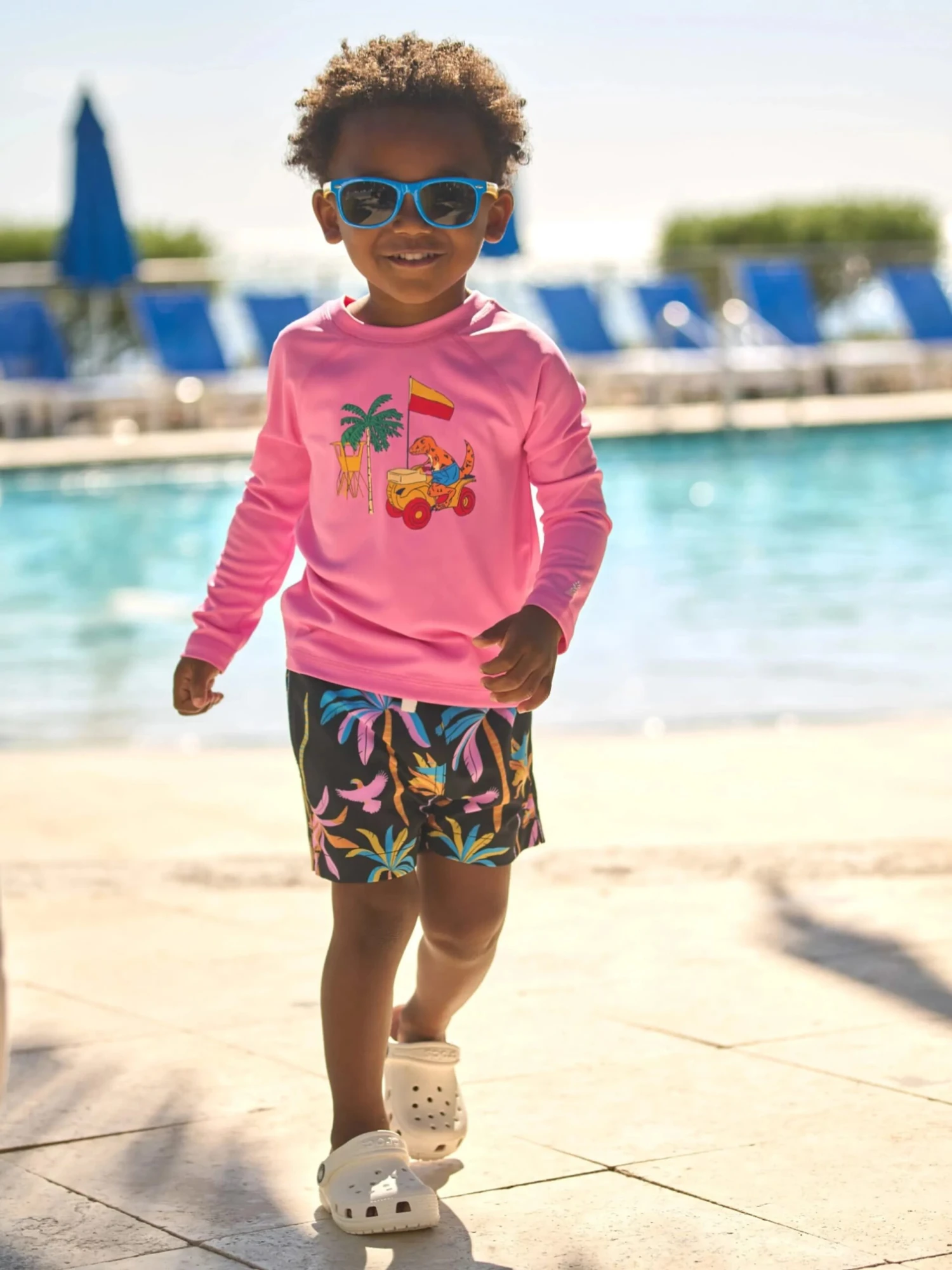 The Dino Racers (Toddler Rashguard) 1 The Dino Racers (Toddler Rashguard)