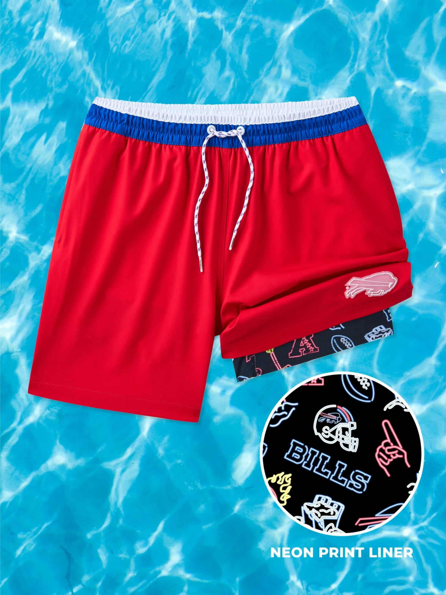 The Bills 5.5" (NFL Classic Lined Swim Trunks) 1 The Bills 5.5" (NFL Classic Lined Swim Trunks)