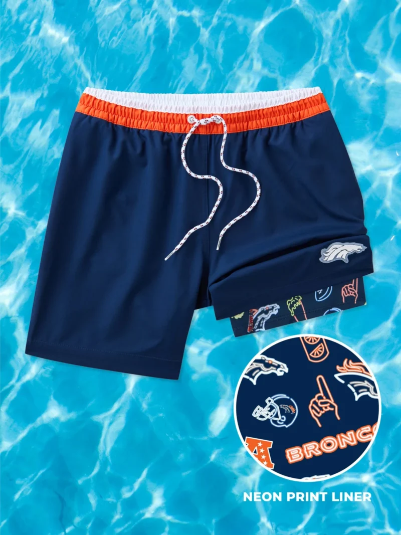 The Broncos 5.5" (NFL Classic Lined Swim Trunks)