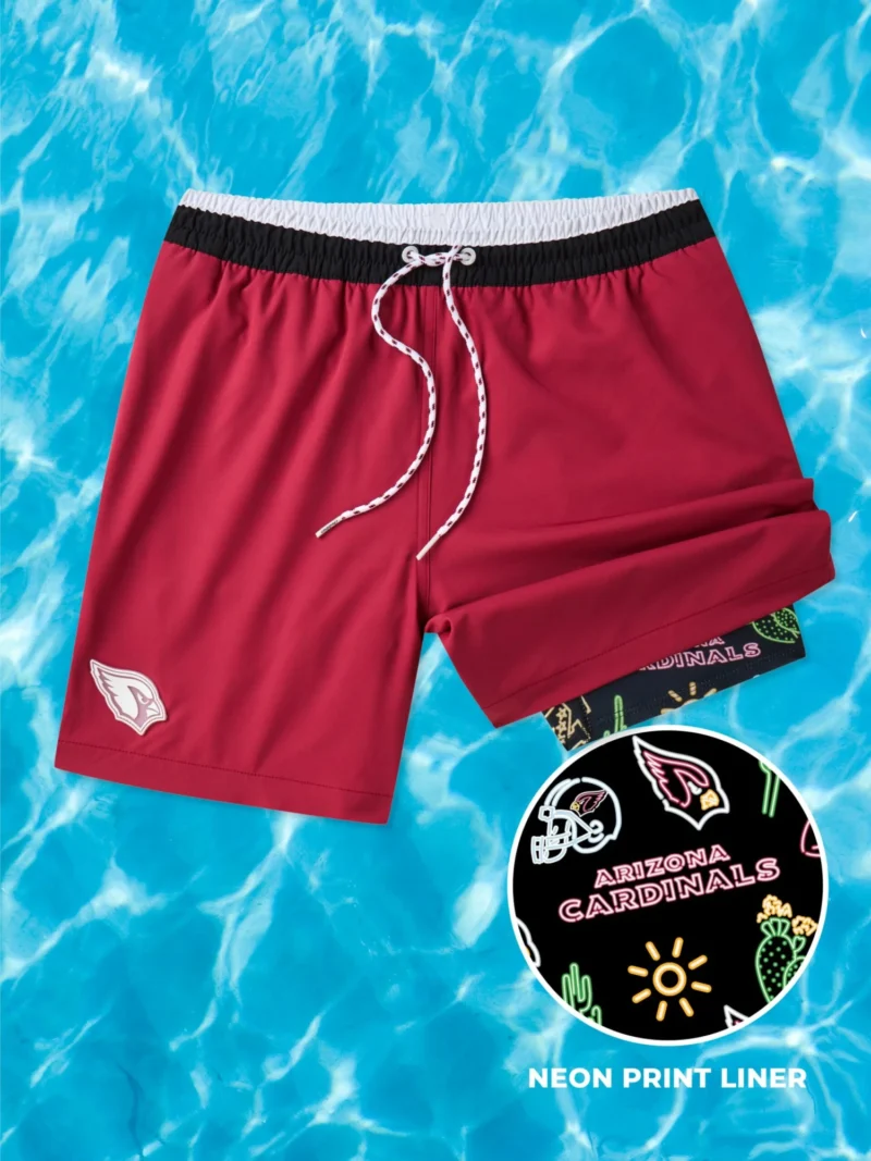 The Cardinals 5.5" (NFL Classic Lined Swim Trunks)