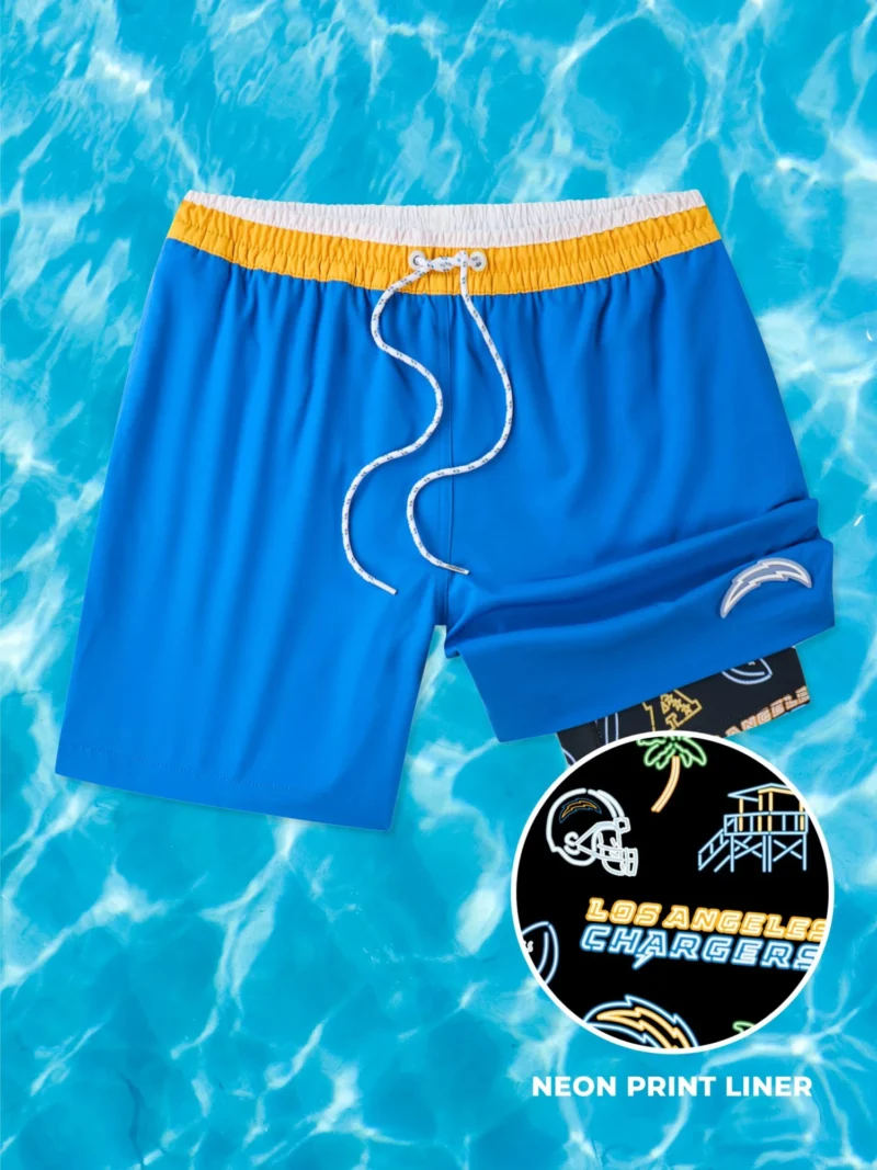 The Chargers 5.5" (NFL Classic Lined Swim Trunks)