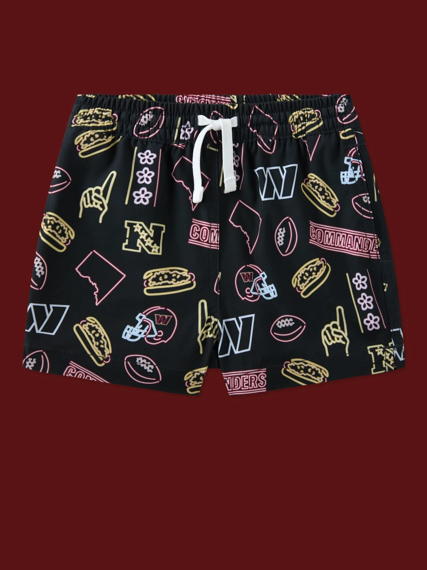 The Neon Commanders (NFL Toddler Swim Trunk) 1 The Neon Commanders (NFL Toddler Swim Trunk)