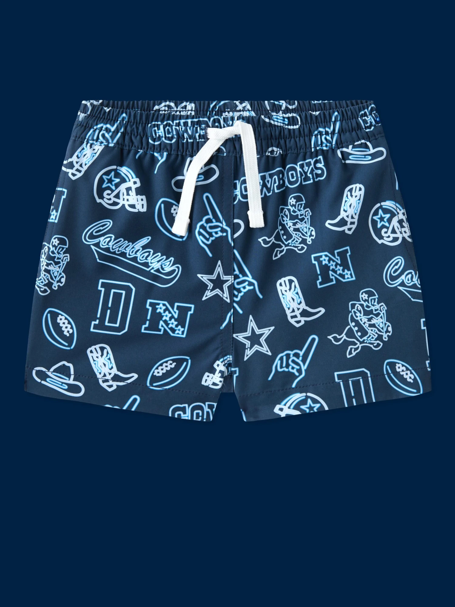 The Neon Cowboys (NFL Toddler Swim Trunk) 1 The Neon Cowboys (NFL Toddler Swim Trunk)
