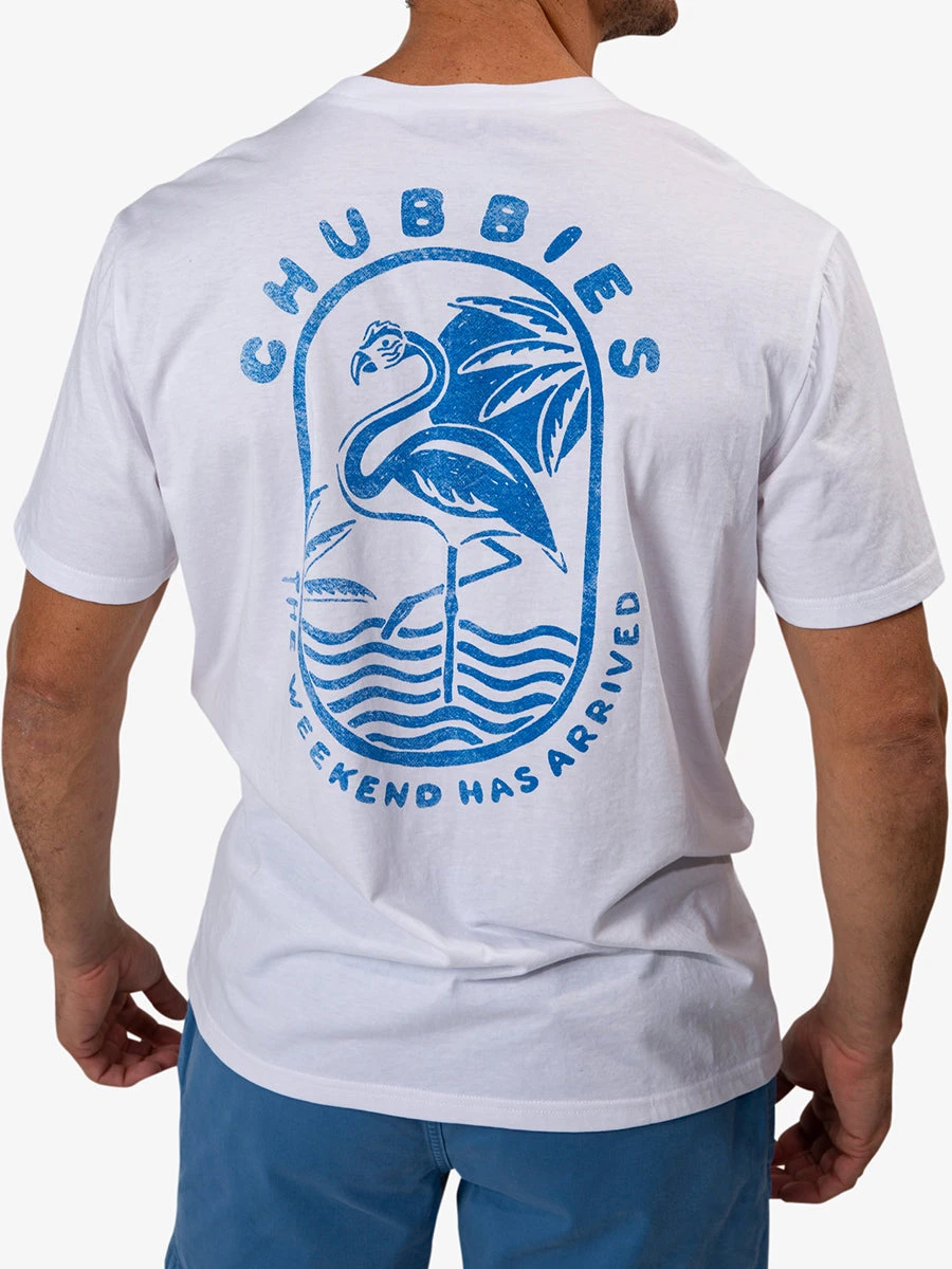T-Shirt (White Flamingo) 4 T-Shirt (White Flamingo) - Image 4