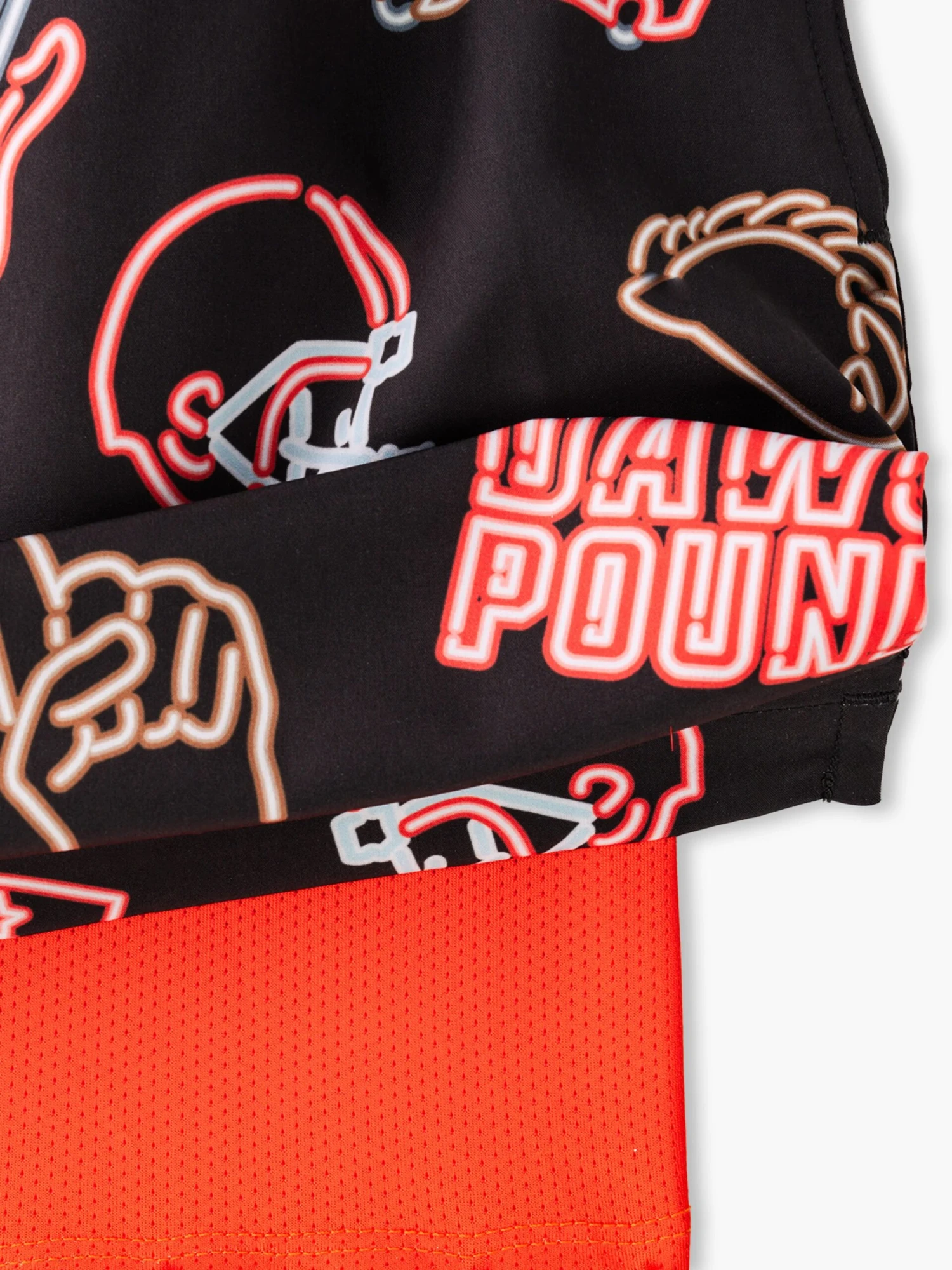 The Neon Browns 5.5" (NFL Classic Lined Swim Trunks) 2 The Neon Browns 5.5" (NFL Classic Lined Swim Trunks) - Image 2