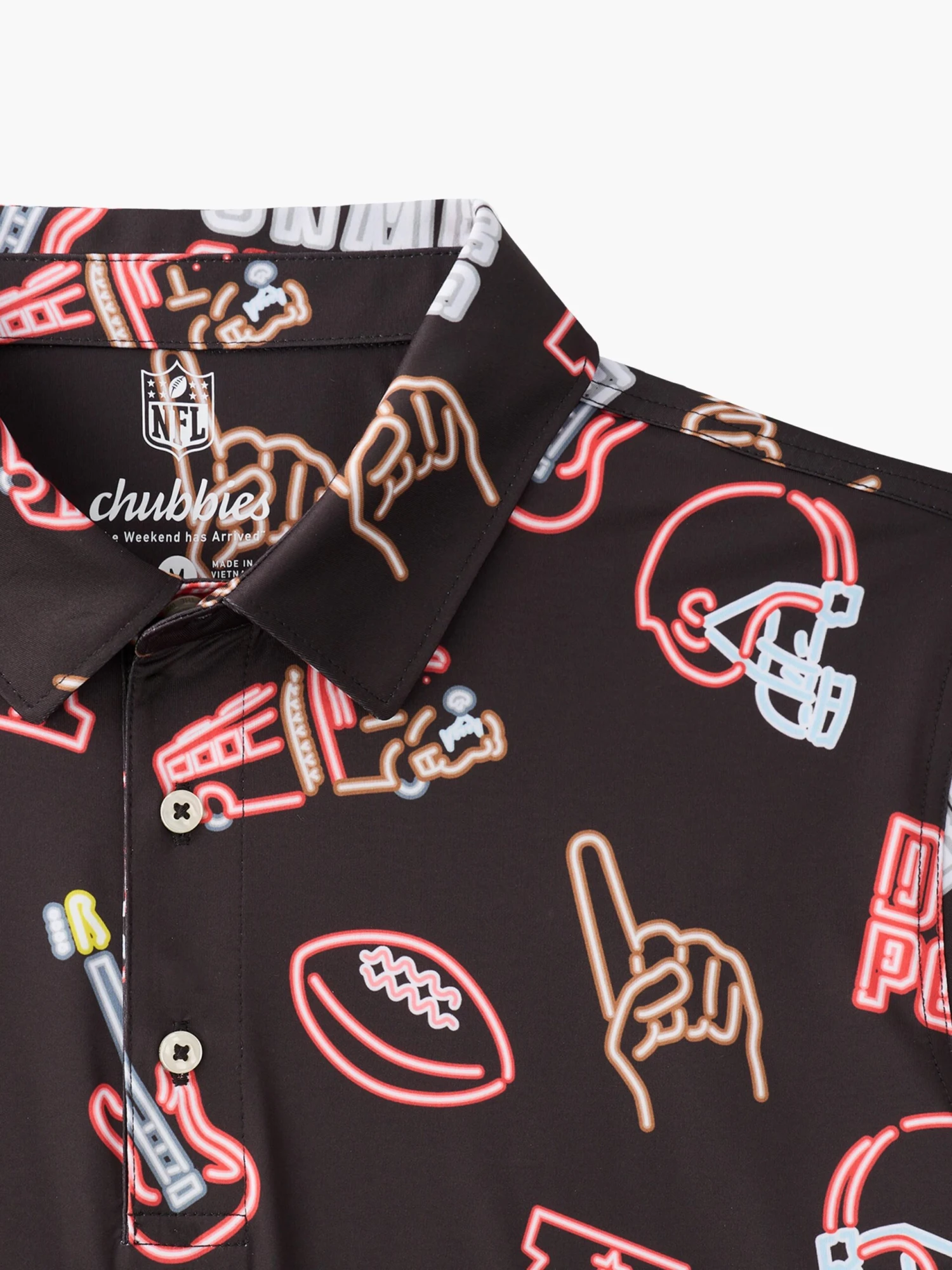 The Neon Browns (NFL Performance Polo) 2 The Neon Browns (NFL Performance Polo) - Image 2