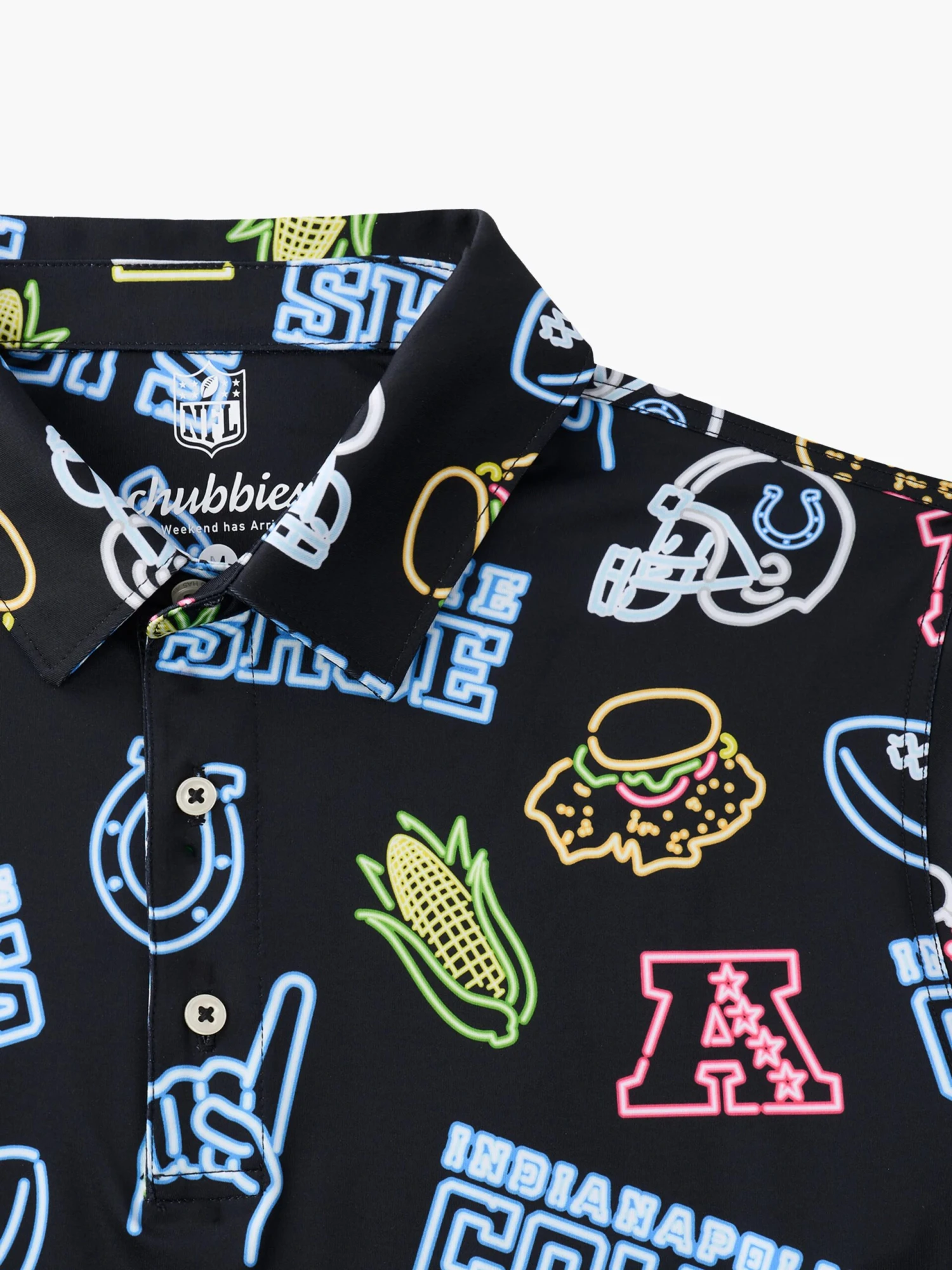 The Neon Colts (NFL Performance Polo) 2 The Neon Colts (NFL Performance Polo) - Image 2