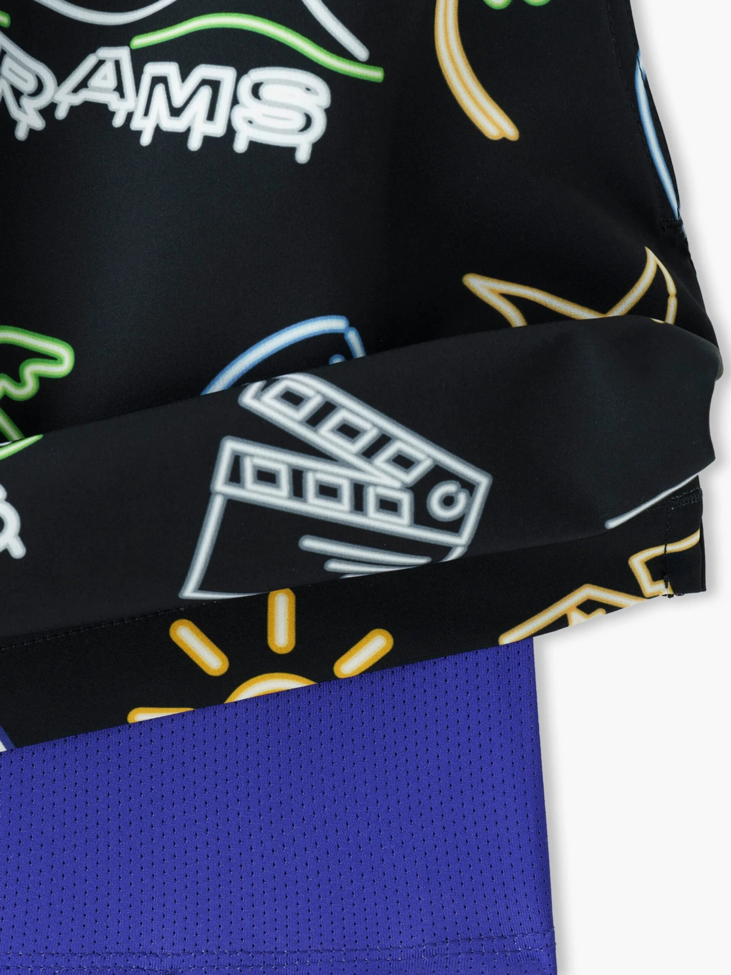 The Neon Rams 5.5" (NFL Classic Lined Swim Trunks) 2 The Neon Rams 5.5" (NFL Classic Lined Swim Trunks) - Image 2