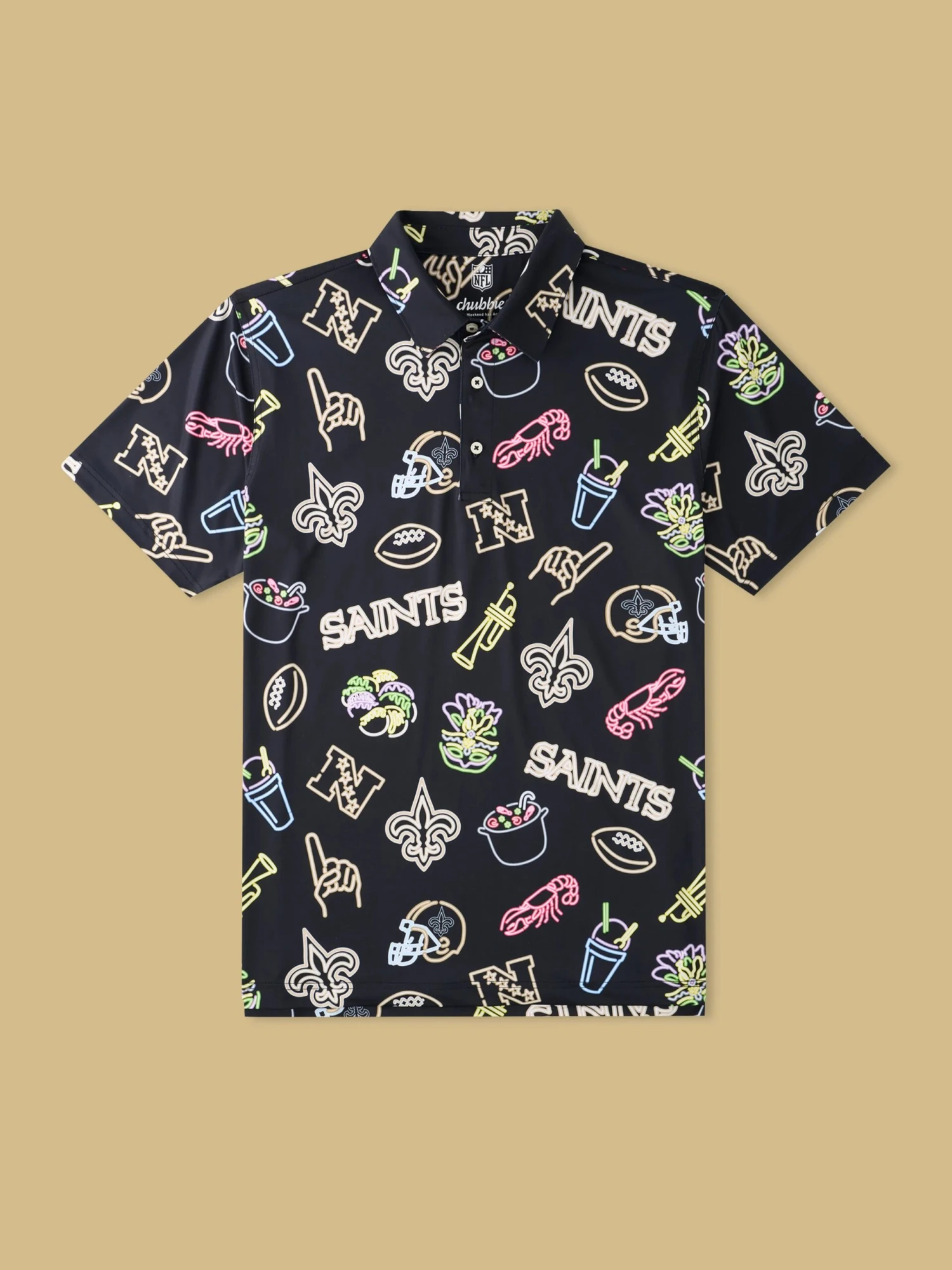 The Neon Saints (NFL Performance Polo) 1 The Neon Saints (NFL Performance Polo)