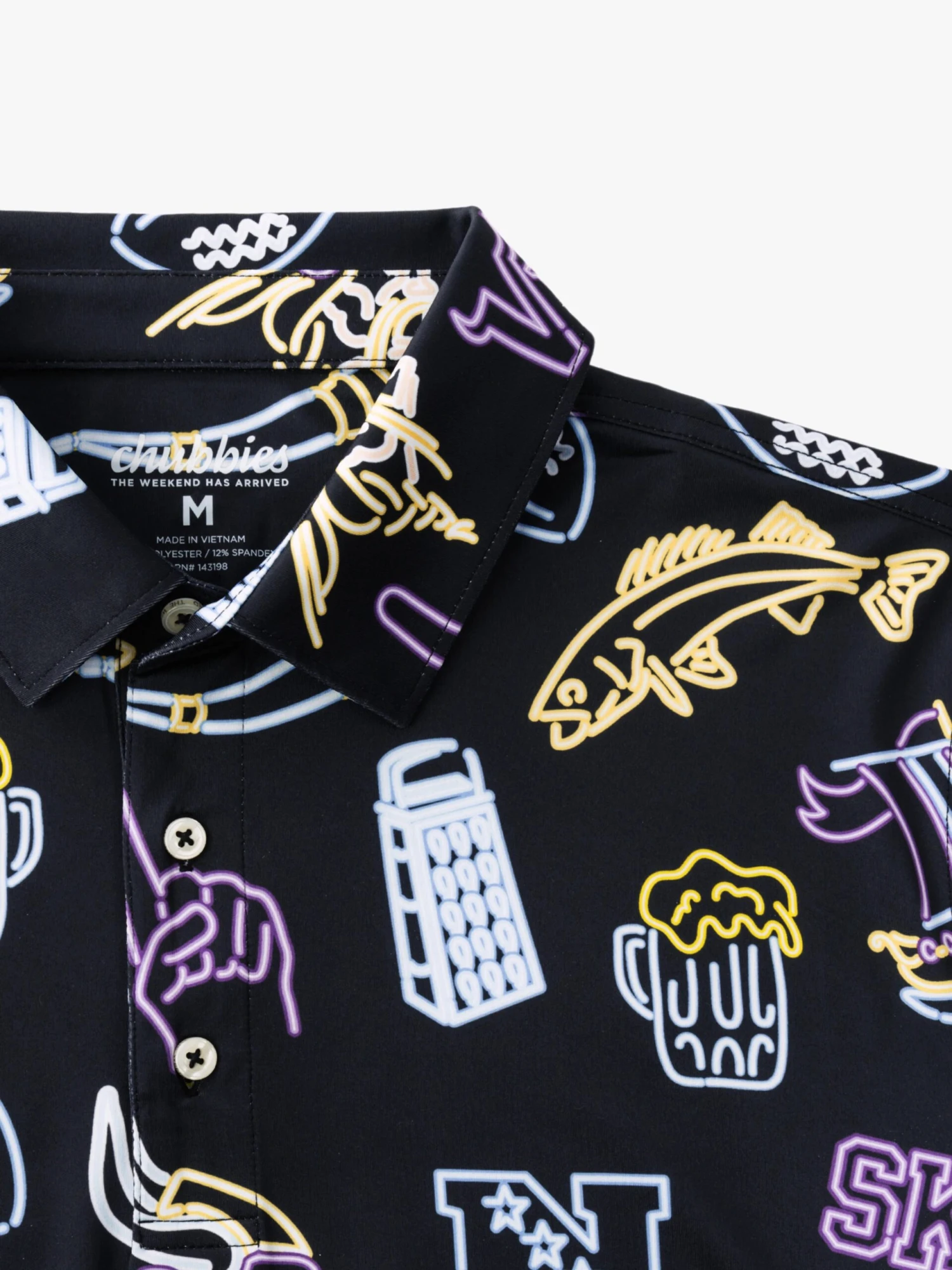 The Neon Vikings (NFL Performance Polo) 2 The Neon Vikings (NFL Performance Polo) - Image 2