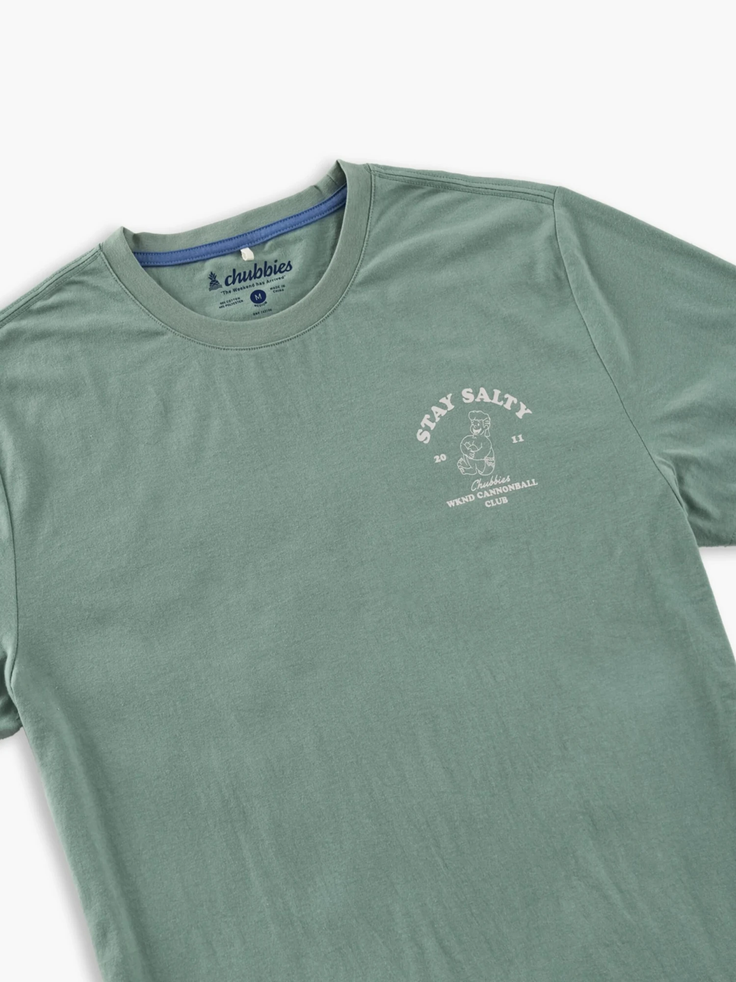 The Saltwater Swimmer (Non Pocket Graphic T-Shirt) - Olive 7 The Saltwater Swimmer (Non Pocket Graphic T-Shirt) - Olive - Image 7