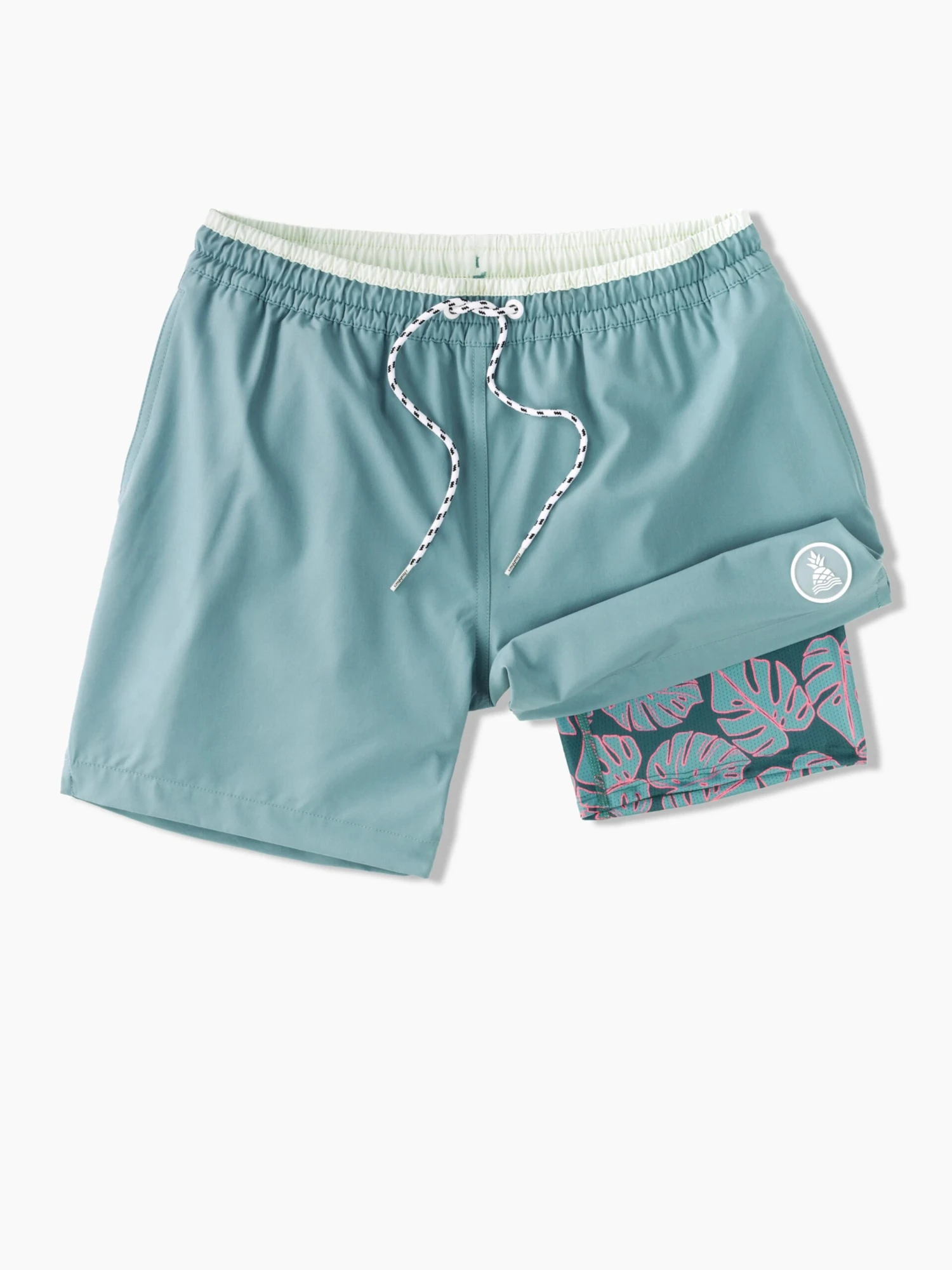 The Teal Breakers 5.5" (Classic Lined Swim Trunk) 6 The Teal Breakers 5.5" (Classic Lined Swim Trunk) - Image 6