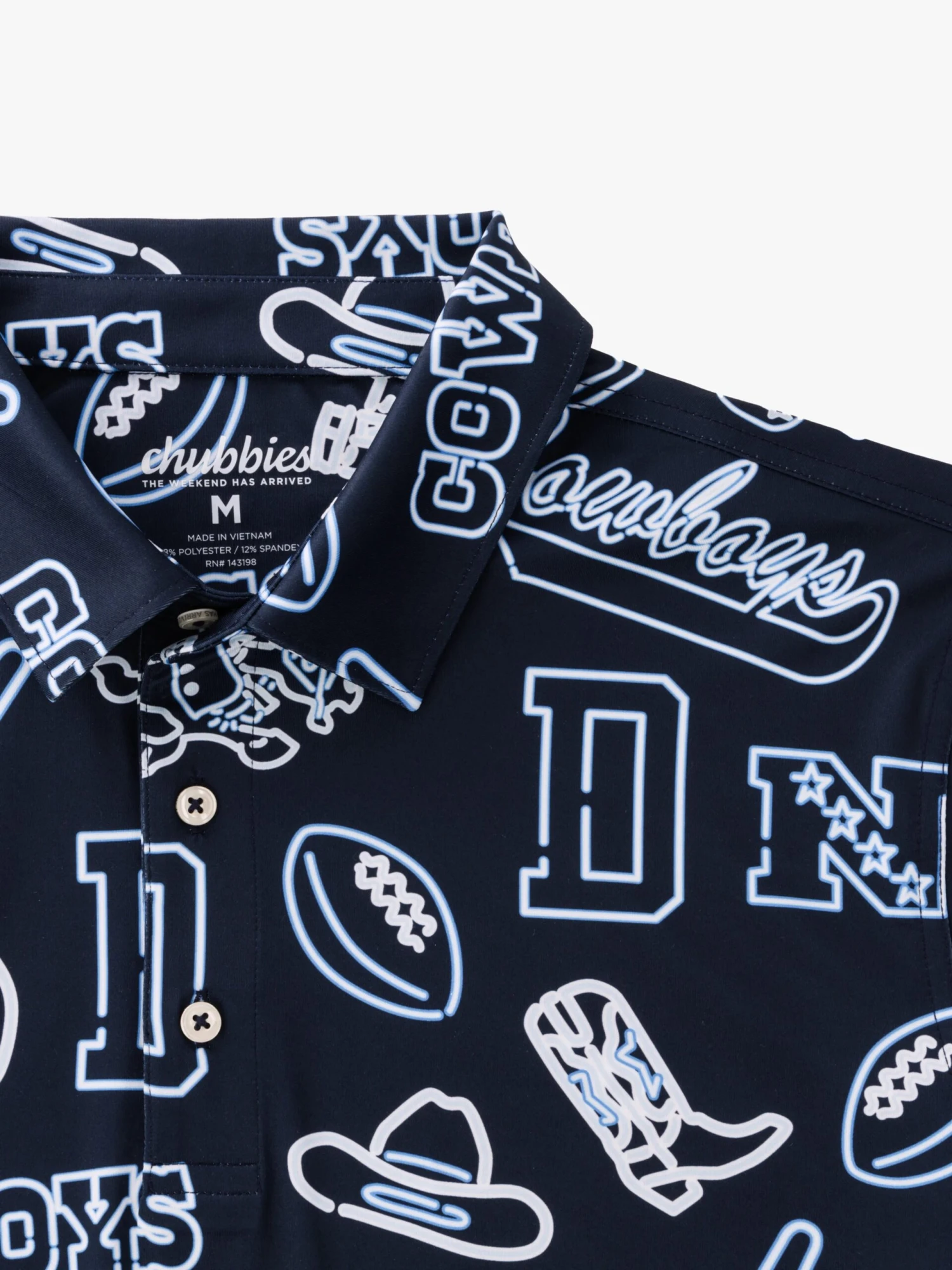 The Neon Cowboys (NFL Performance Polo) 2 The Neon Cowboys (NFL Performance Polo) - Image 2